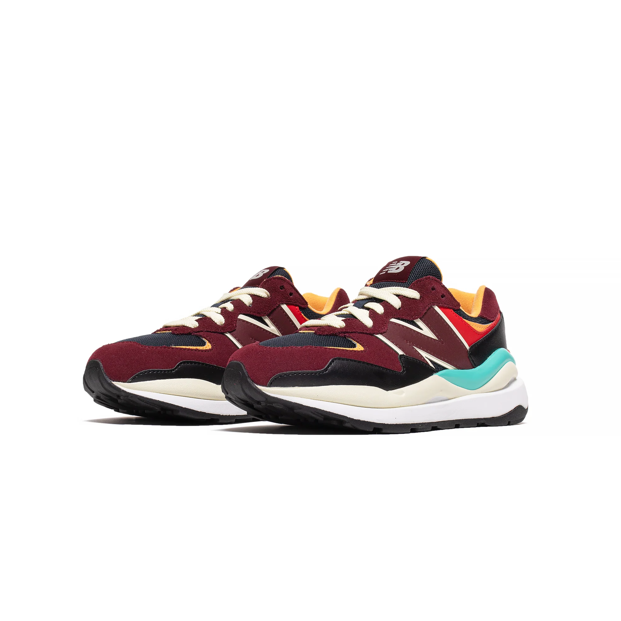 New Balance Womens 57/40 Shoes 'Classic Burgundy' - Image 2