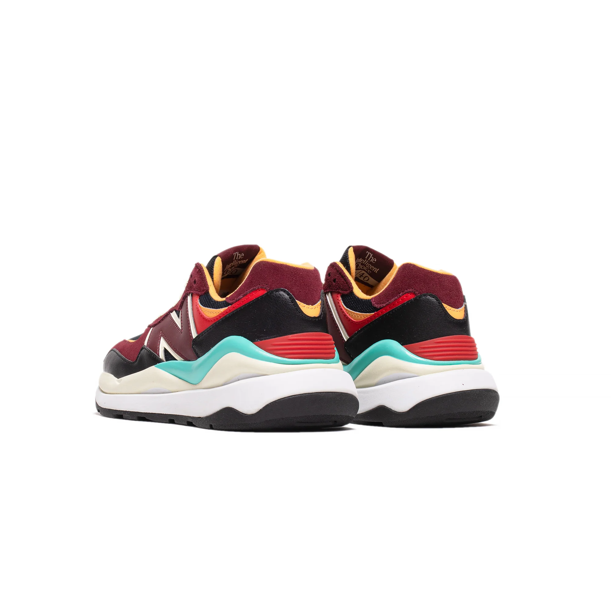 New Balance Womens 57/40 Shoes 'Classic Burgundy' - Image 3