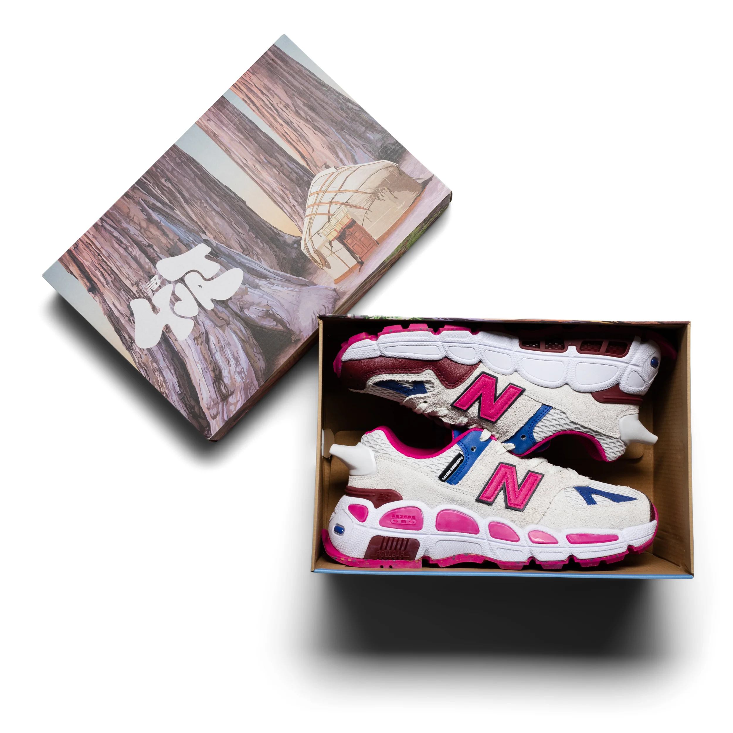 New Balance x Salehe Bembury 574 YURT Shoes - Image 3