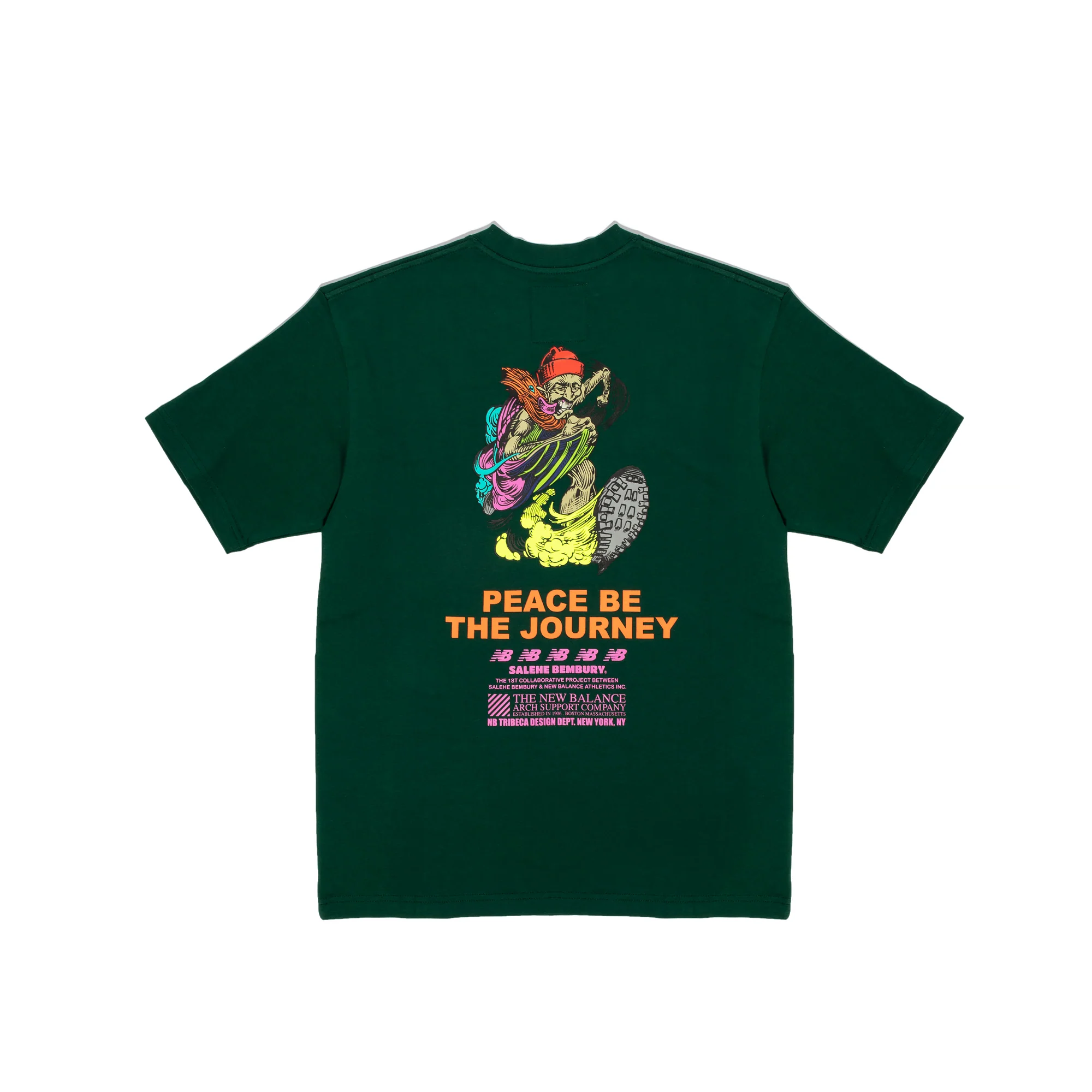 New Balance x Salehe Mens Graphic Tee 2 'Night' - Image 2