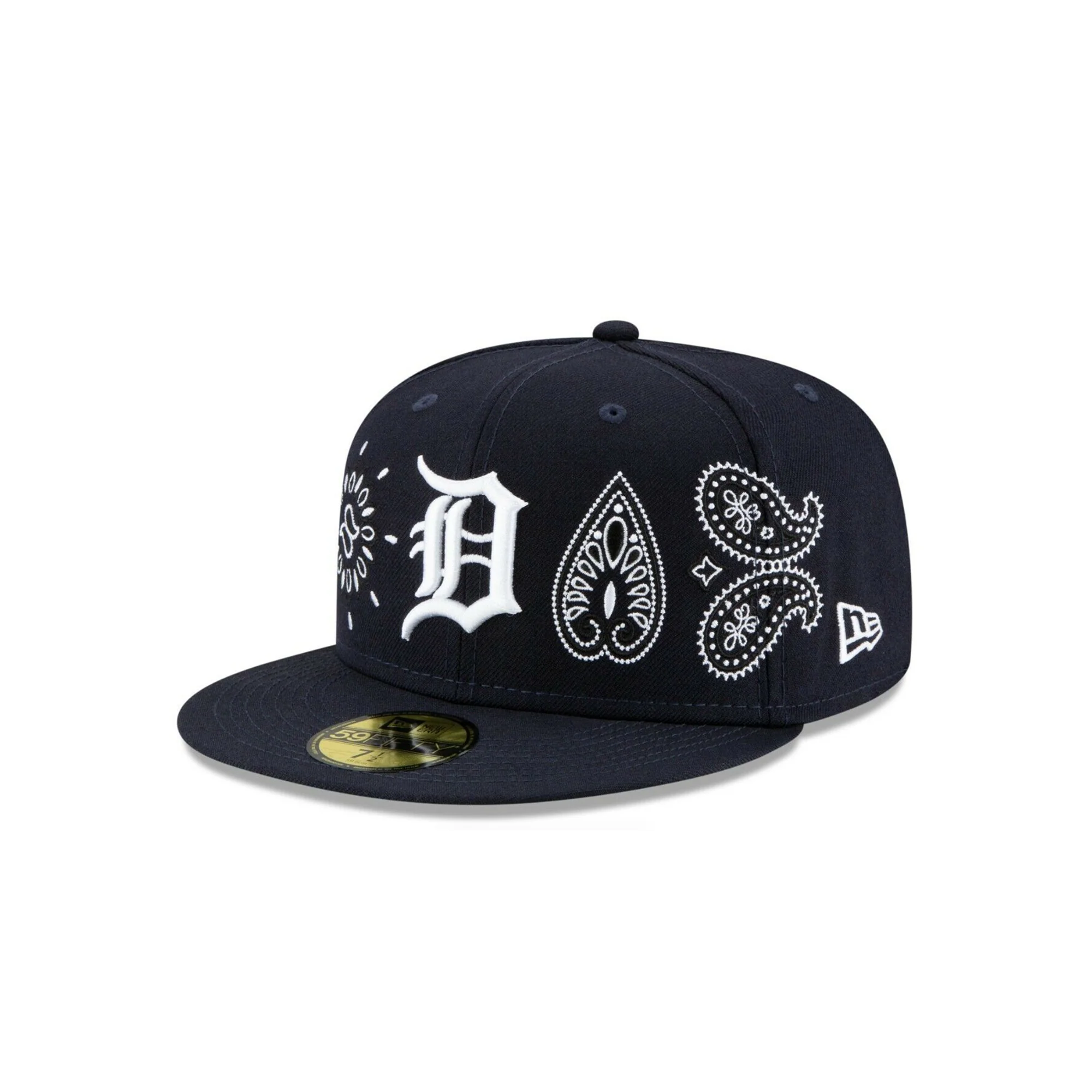 New Era Detroit Tigers Paisley Elements 59Fifty Cap 'Navy' - Image 3
