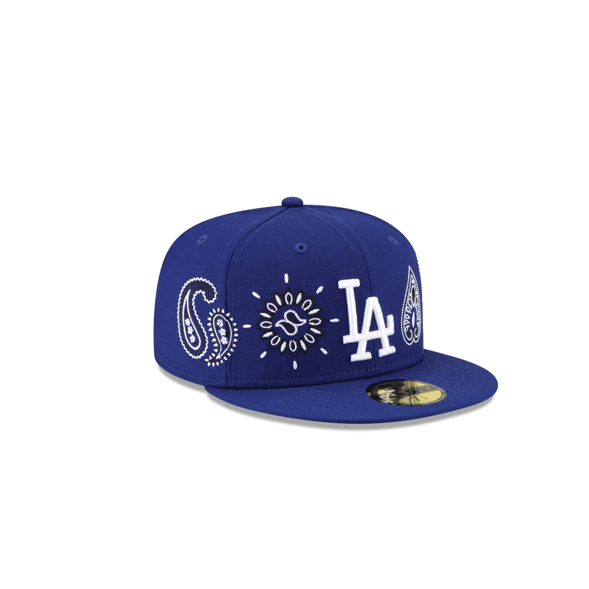 New Era Los Angeles Dodgers Paisley Elements 59Fifty Cap 'Blue' - Image 2