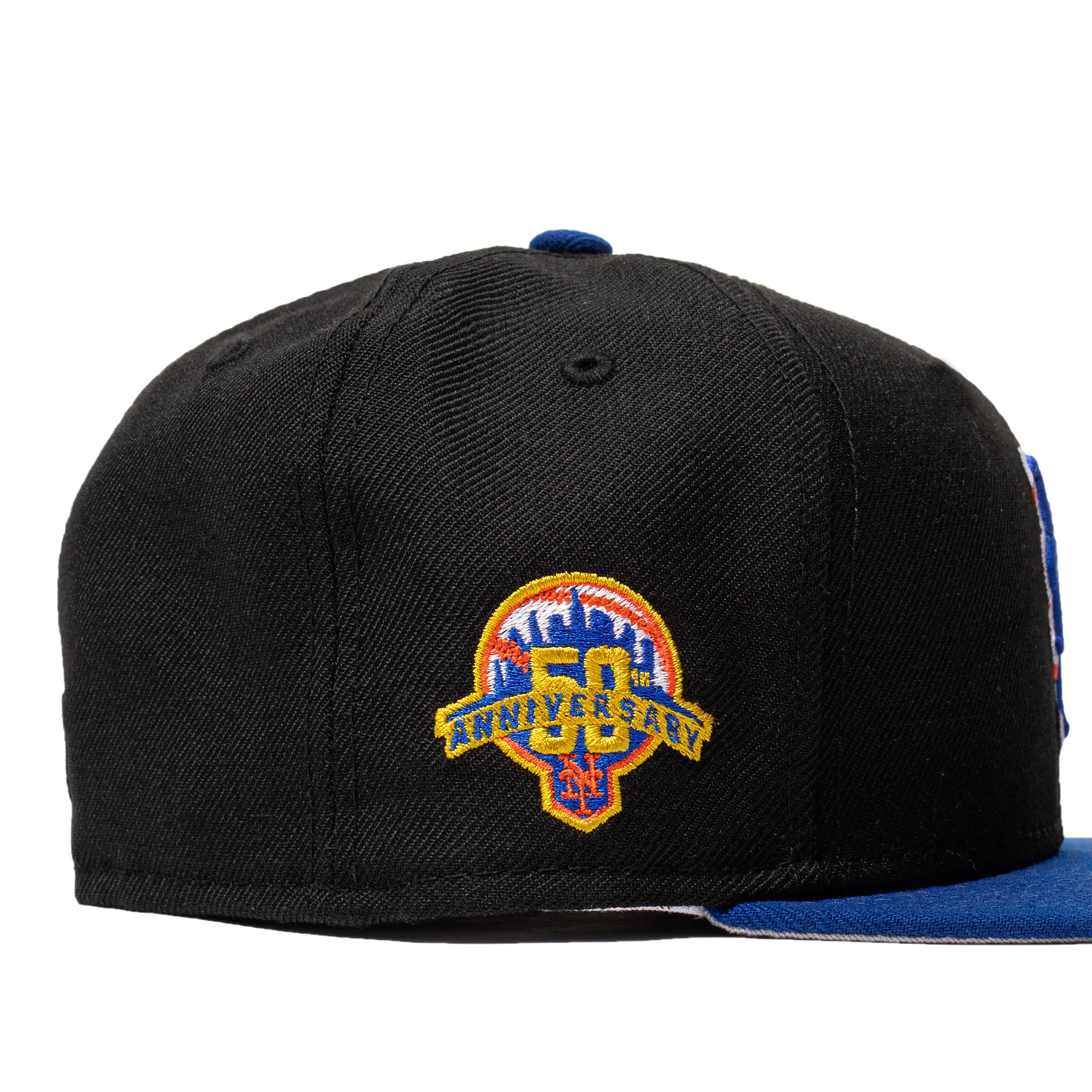 New Era Men NY Mets Black 50th Hat - Image 3
