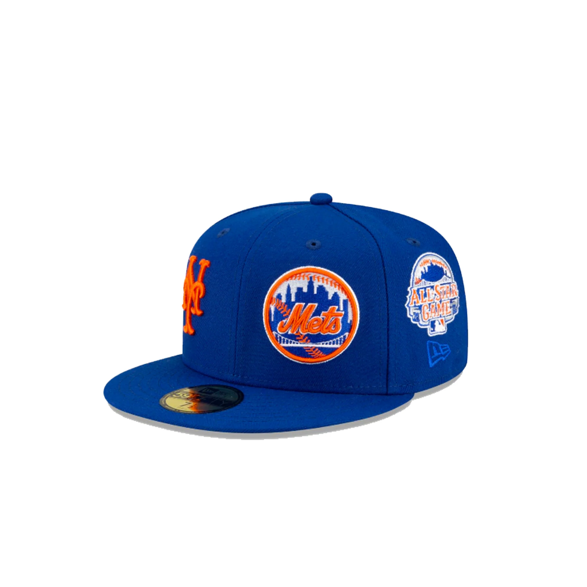 New Era New York Mets Patch Pride 59FIFTY Fitted Hat 'Blue' - Image 2