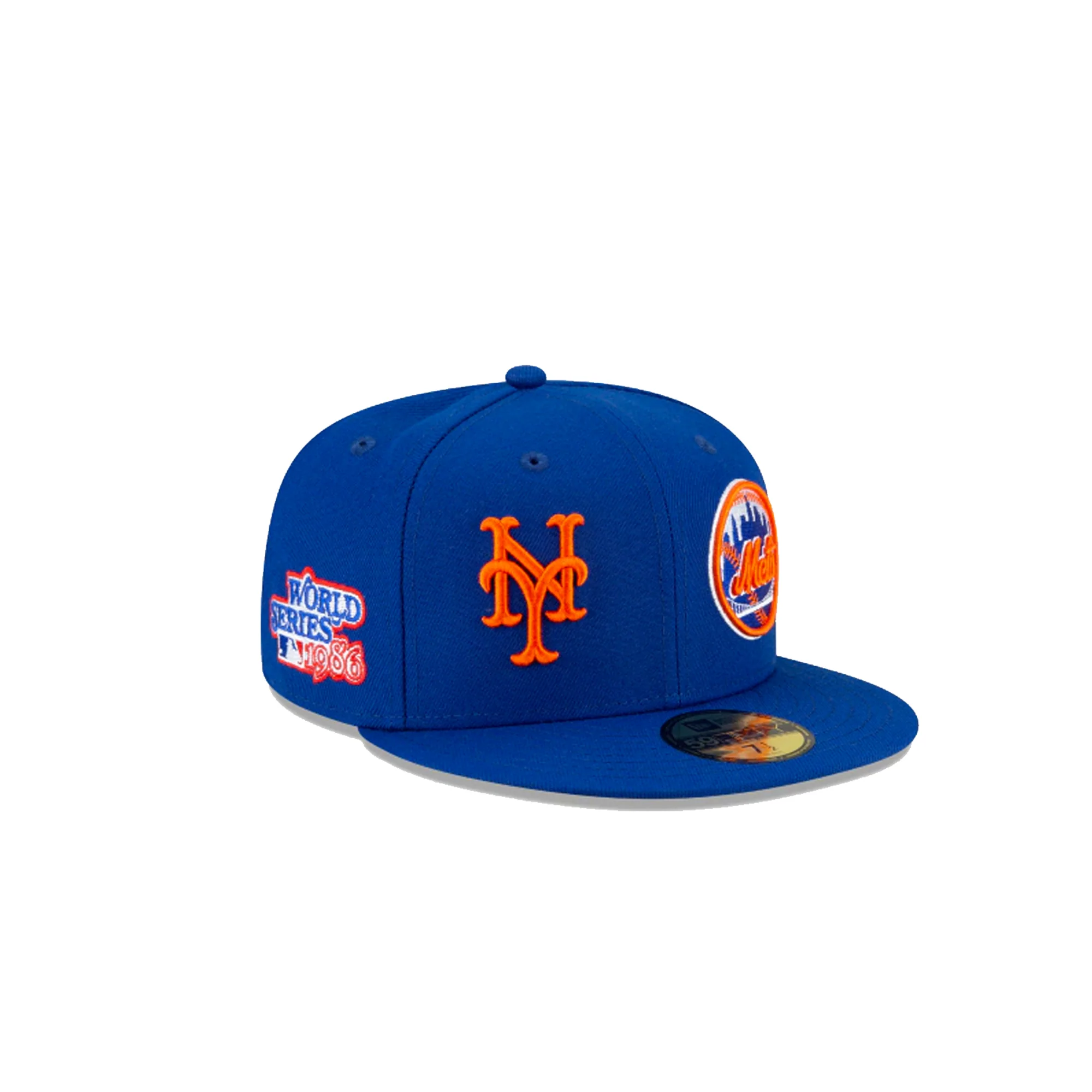 New Era New York Mets Patch Pride 59FIFTY Fitted Hat 'Blue' - Image 3