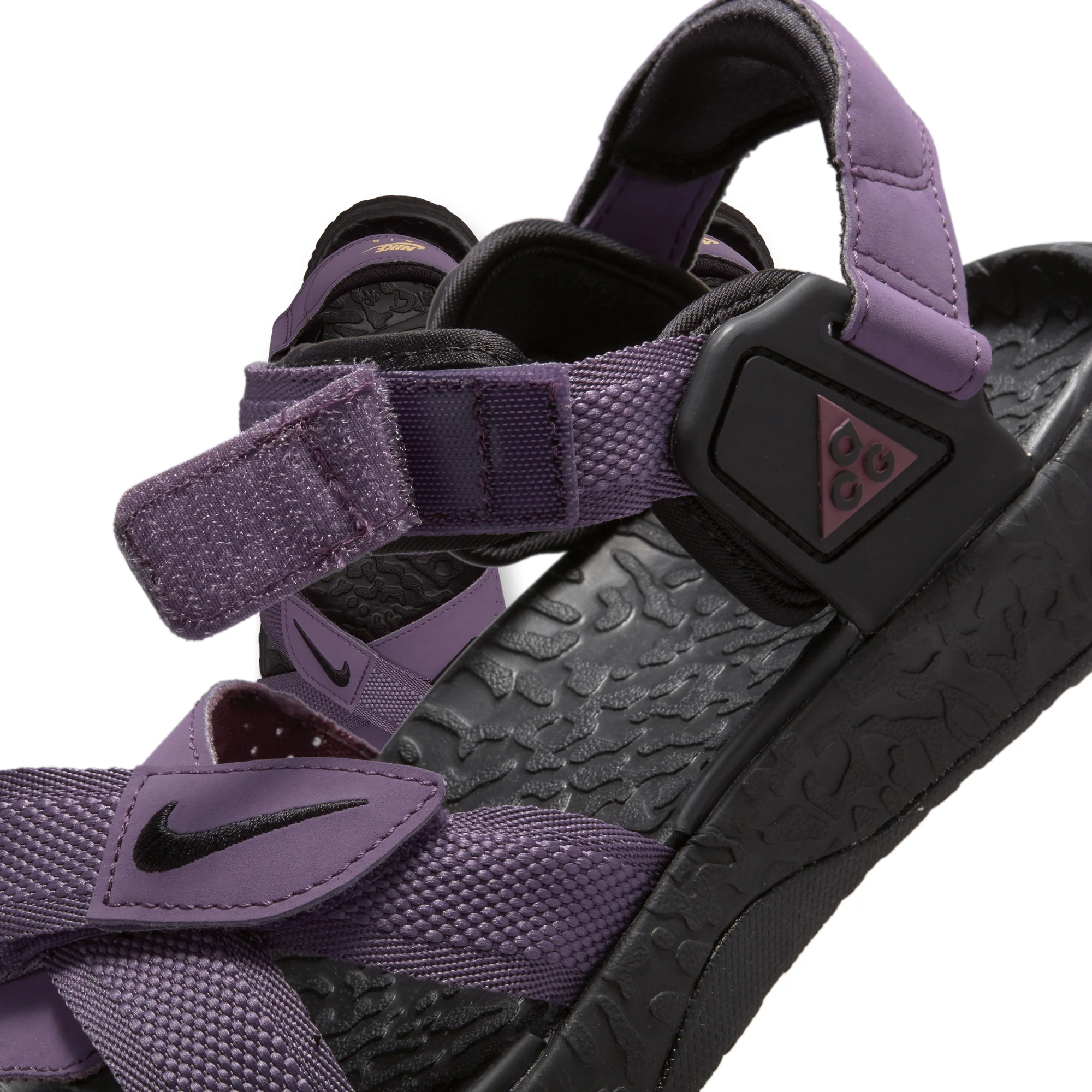 Nike ACG Mens Air Deschutz Sandals 'Amethyst Smoke/Black' - Image 4