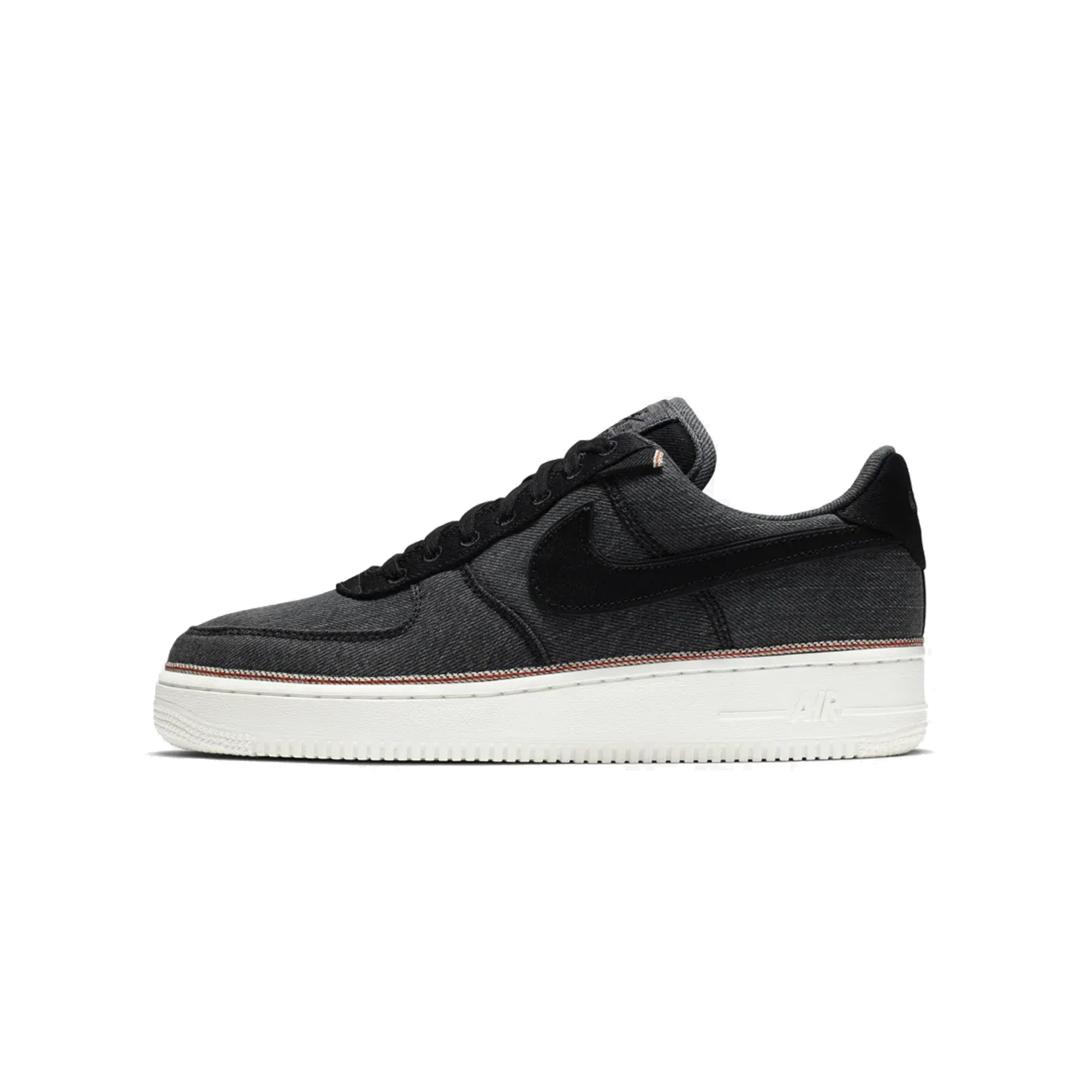 Nike Air Force 1 07 Premium 3x1 Black Denim [905345-006]