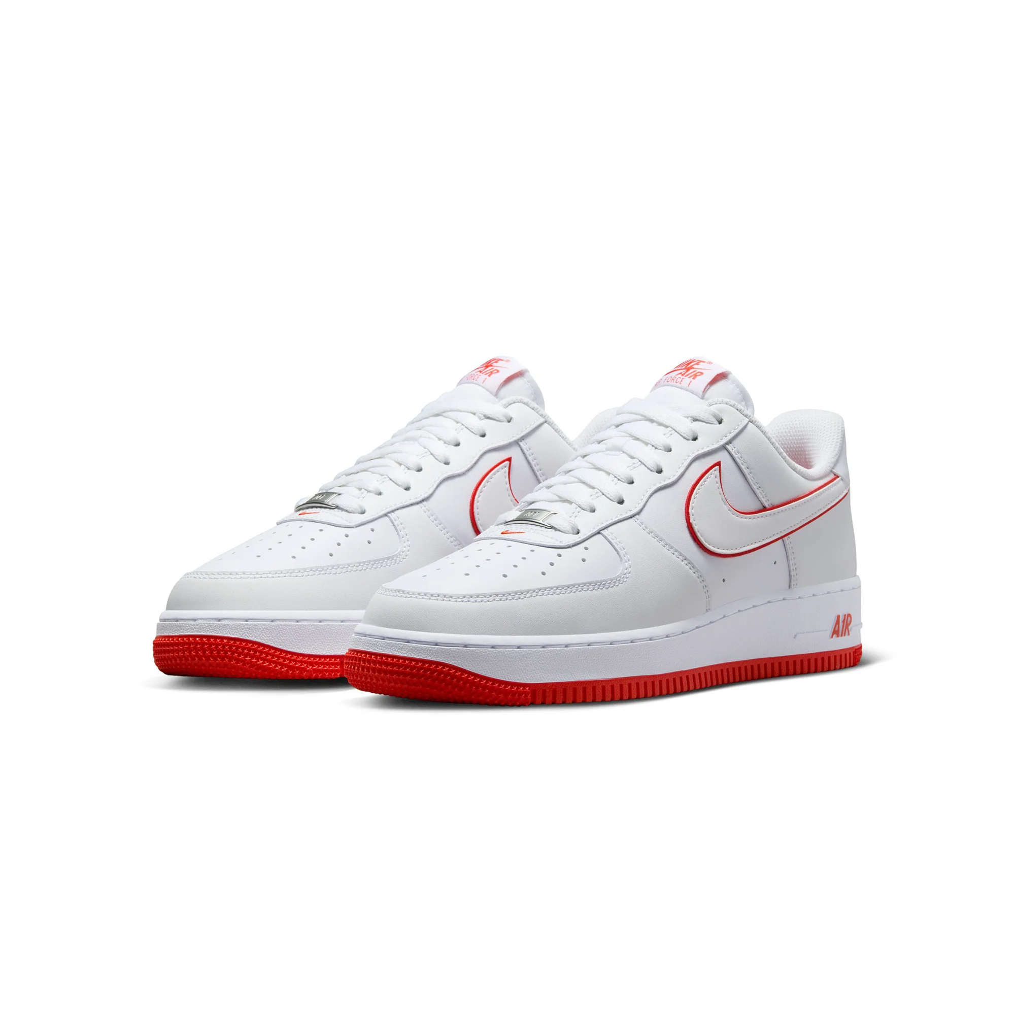 Nike Air Force 1 '07 Shoes 'White/Picante Red' - Image 2