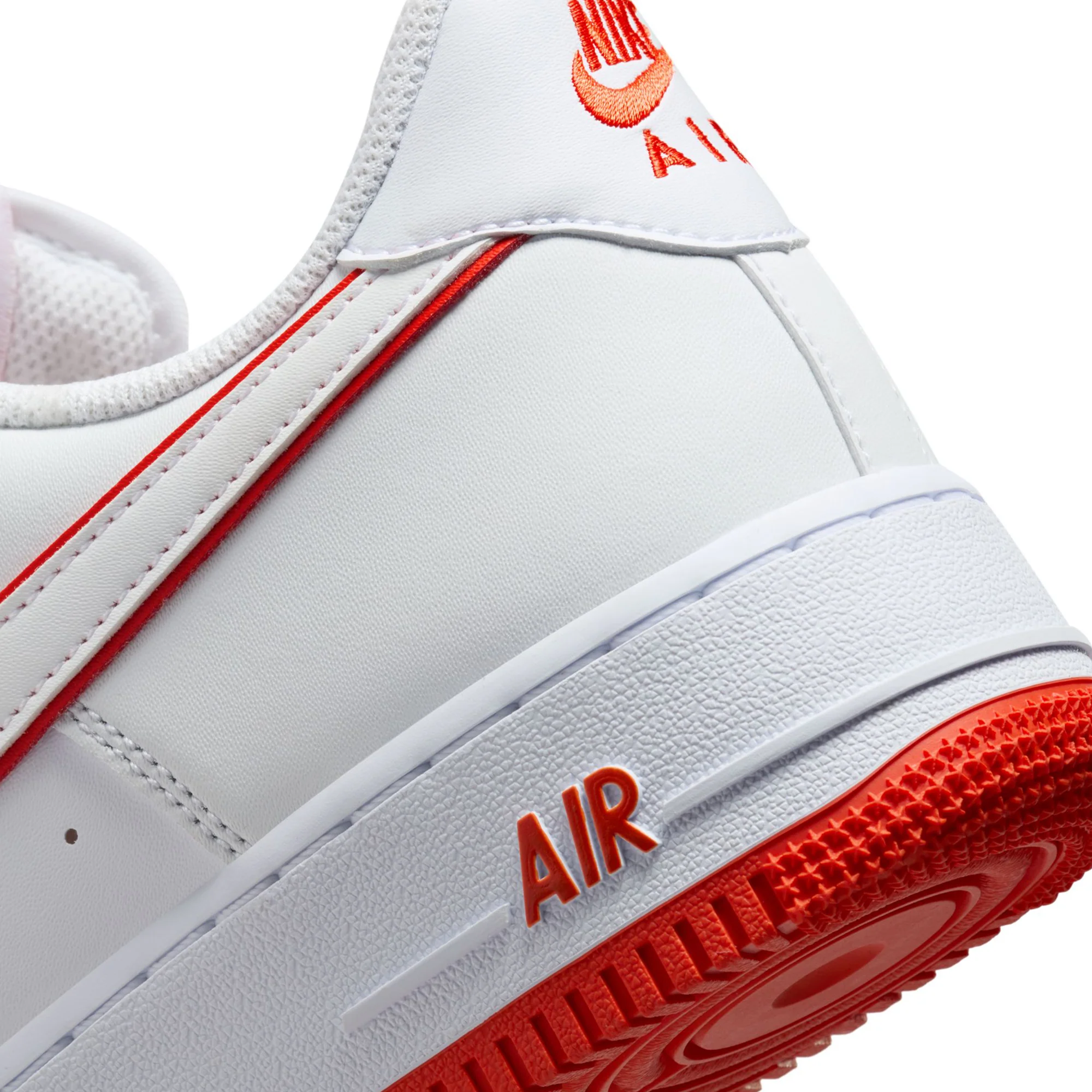 Nike Air Force 1 '07 Shoes 'White/Picante Red' - Image 4