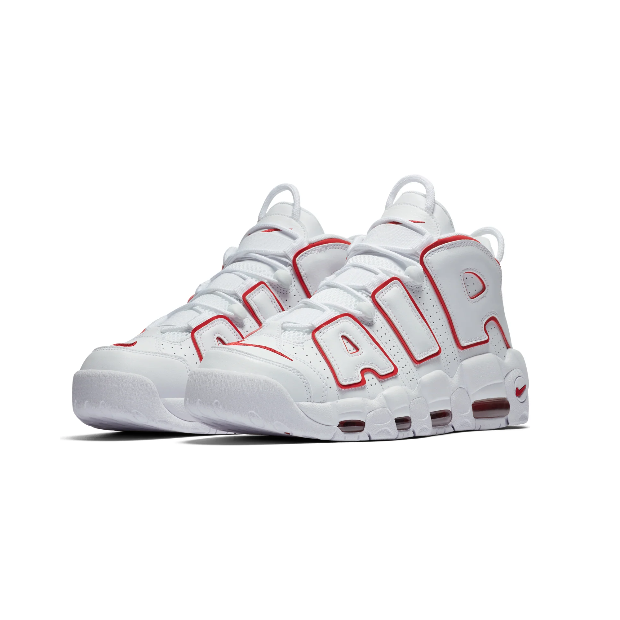 Nike Air More Uptempo '96 Shoes 'White/Varsity Red' - Image 2