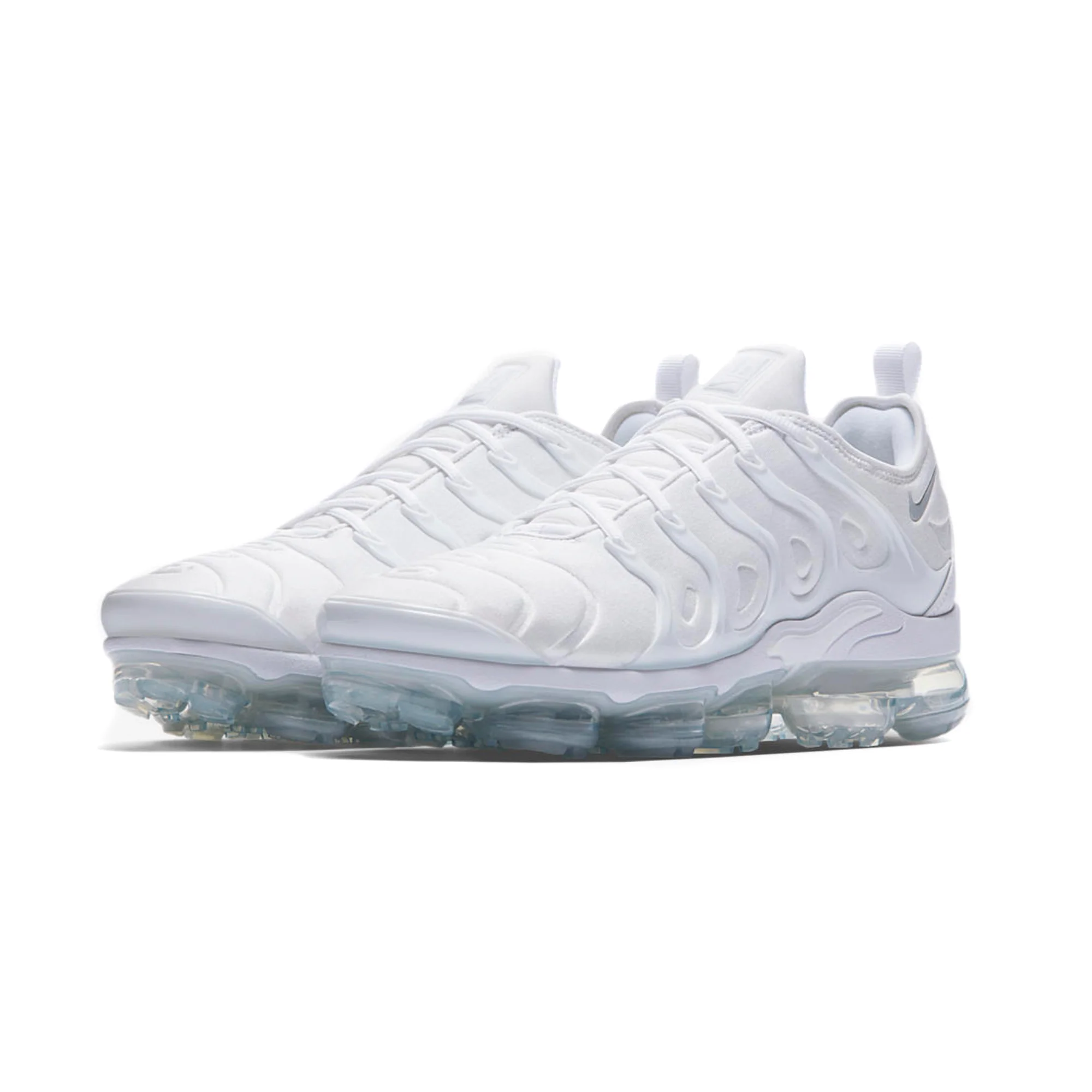 Nike Mens Air Vapormax Plus 'White' Shoes - Image 2