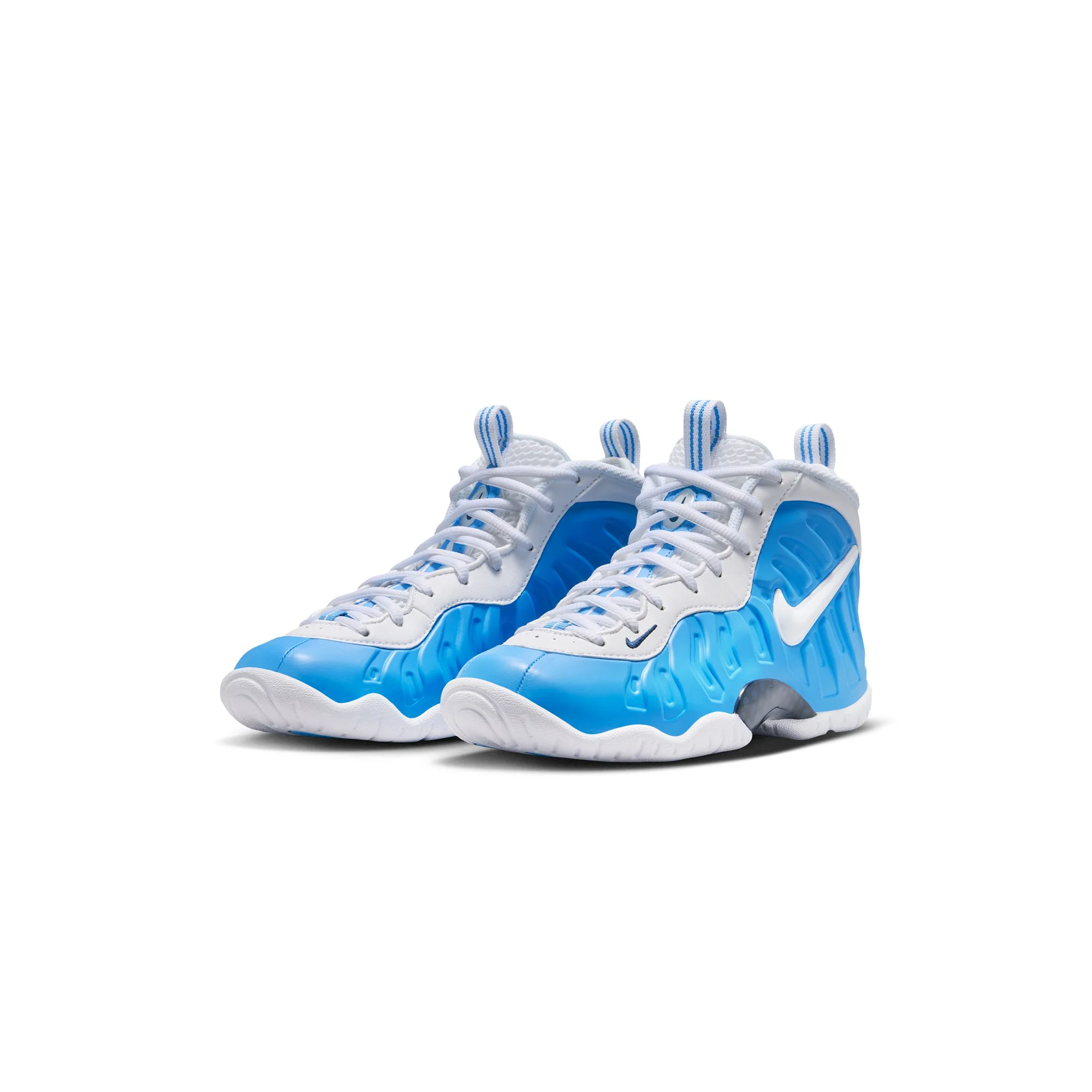 Nike Kids Little Posite Pro "University Blue" Shoes - Image 2