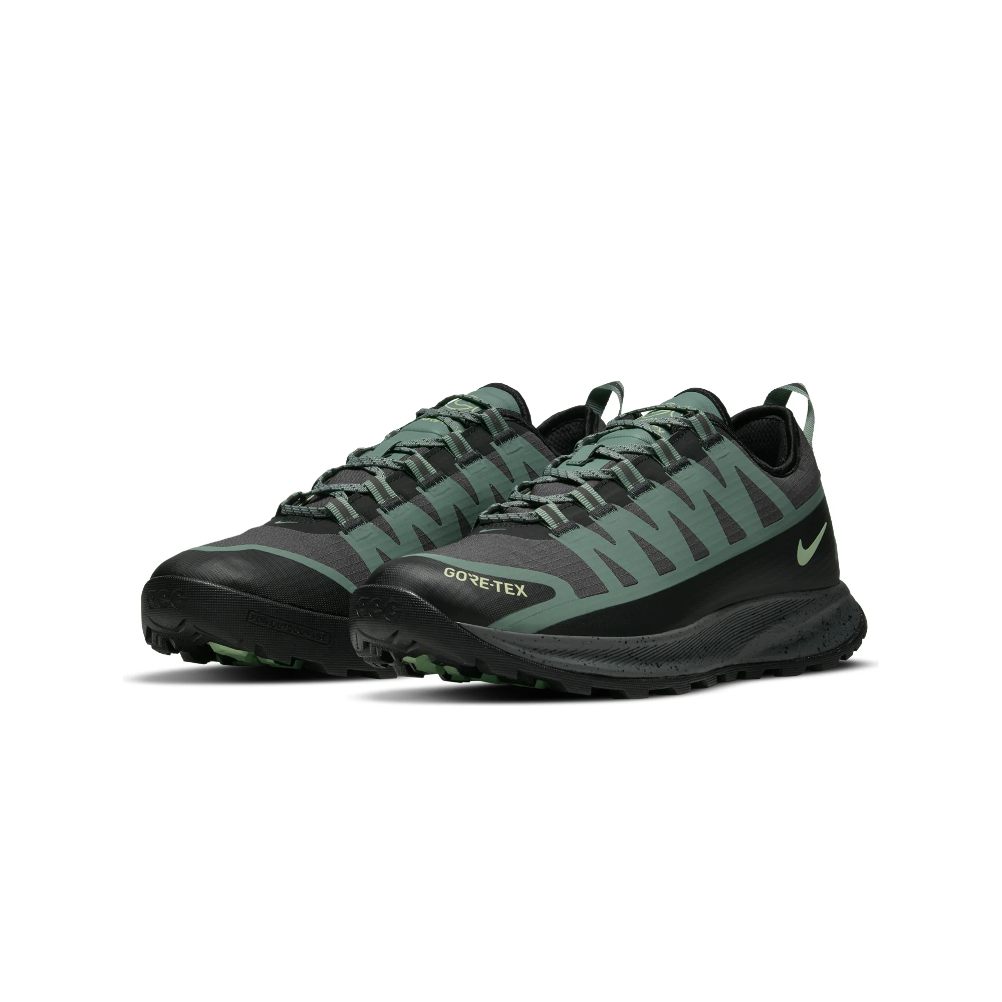 Nike Mens ACG Air Nasu Gore- Tex 'Clay Green' Shoes - Image 2