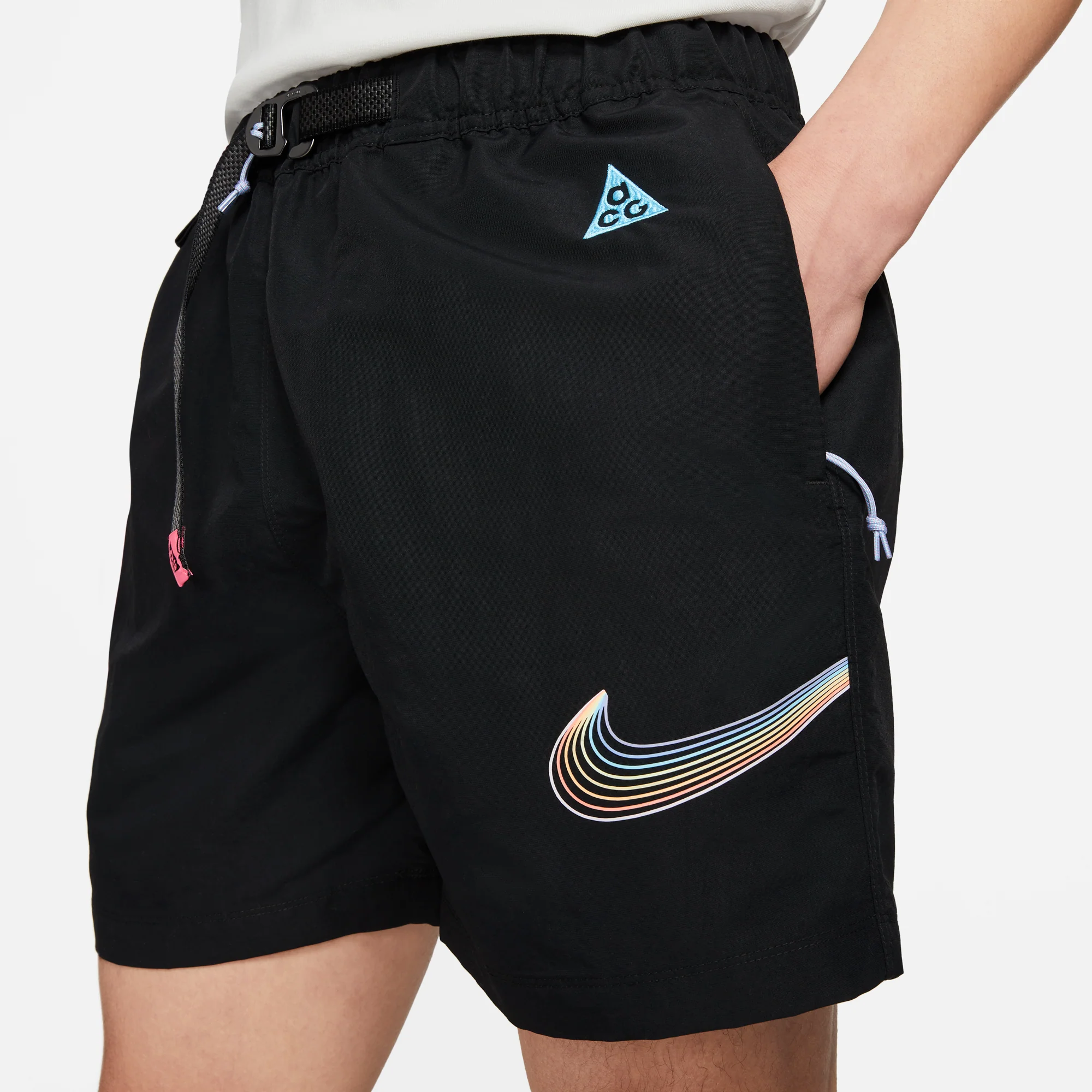 Nike Mens ACG Betrue Trail Shorts 'Black' - Image 4