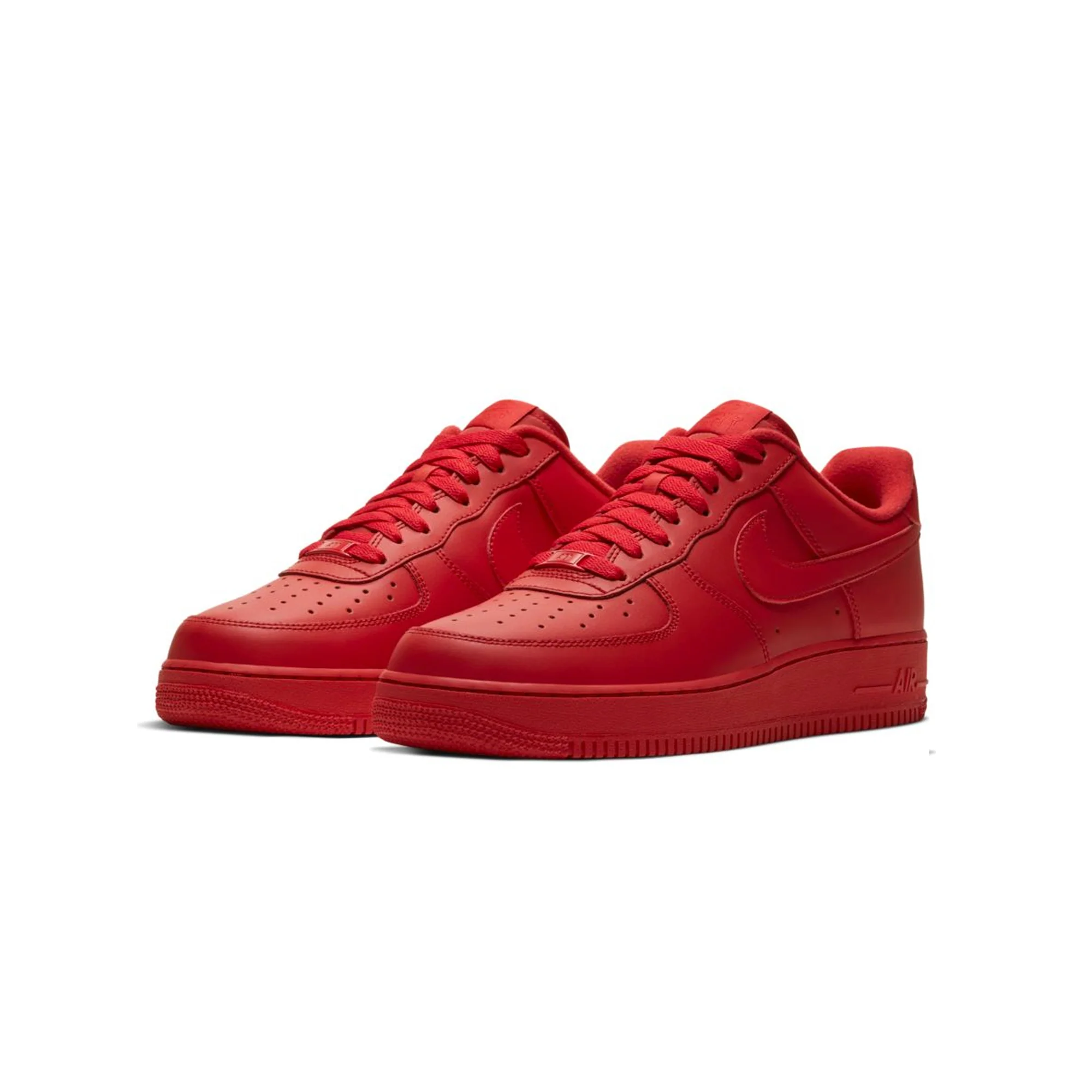 Nike Mens Air Force 1 '07 LV8 1 Shoes 'University Red' - Image 2
