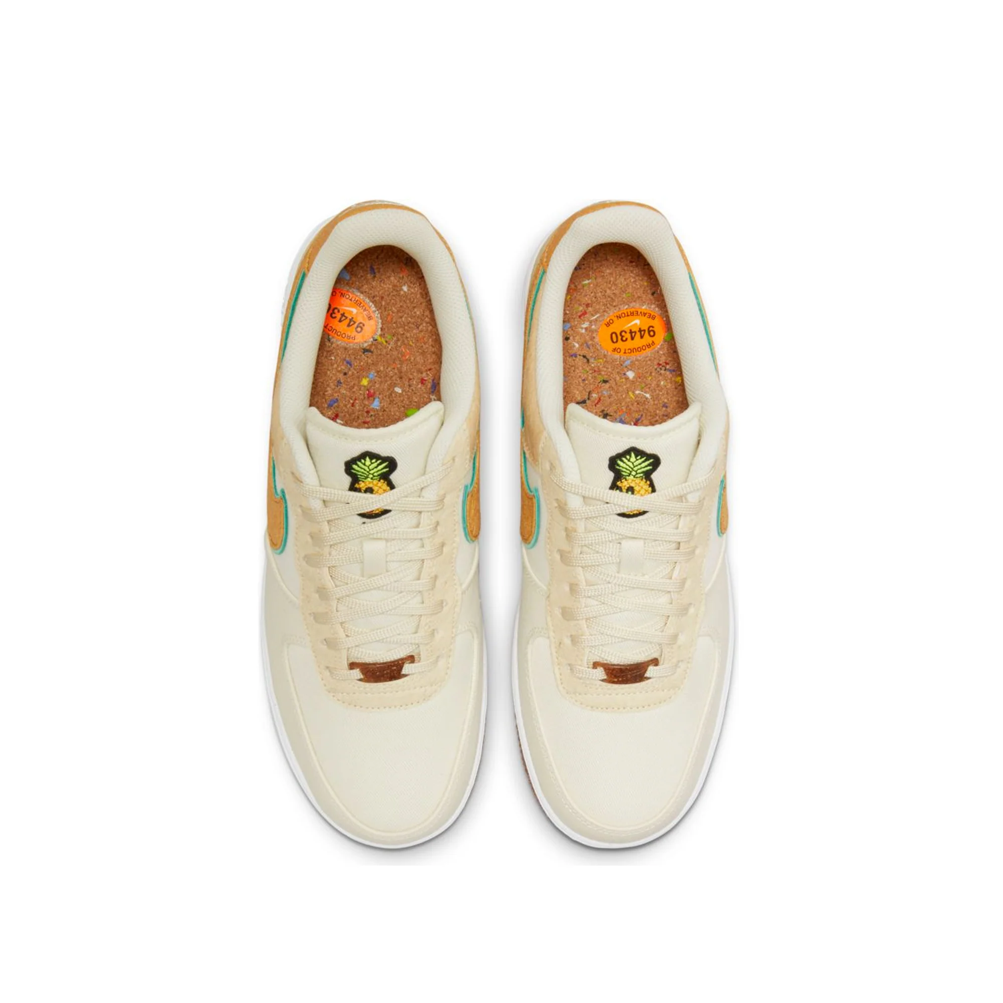 Nike Mens Air Force 1 '07 Premium Shoes Coconut Milk - Image 4