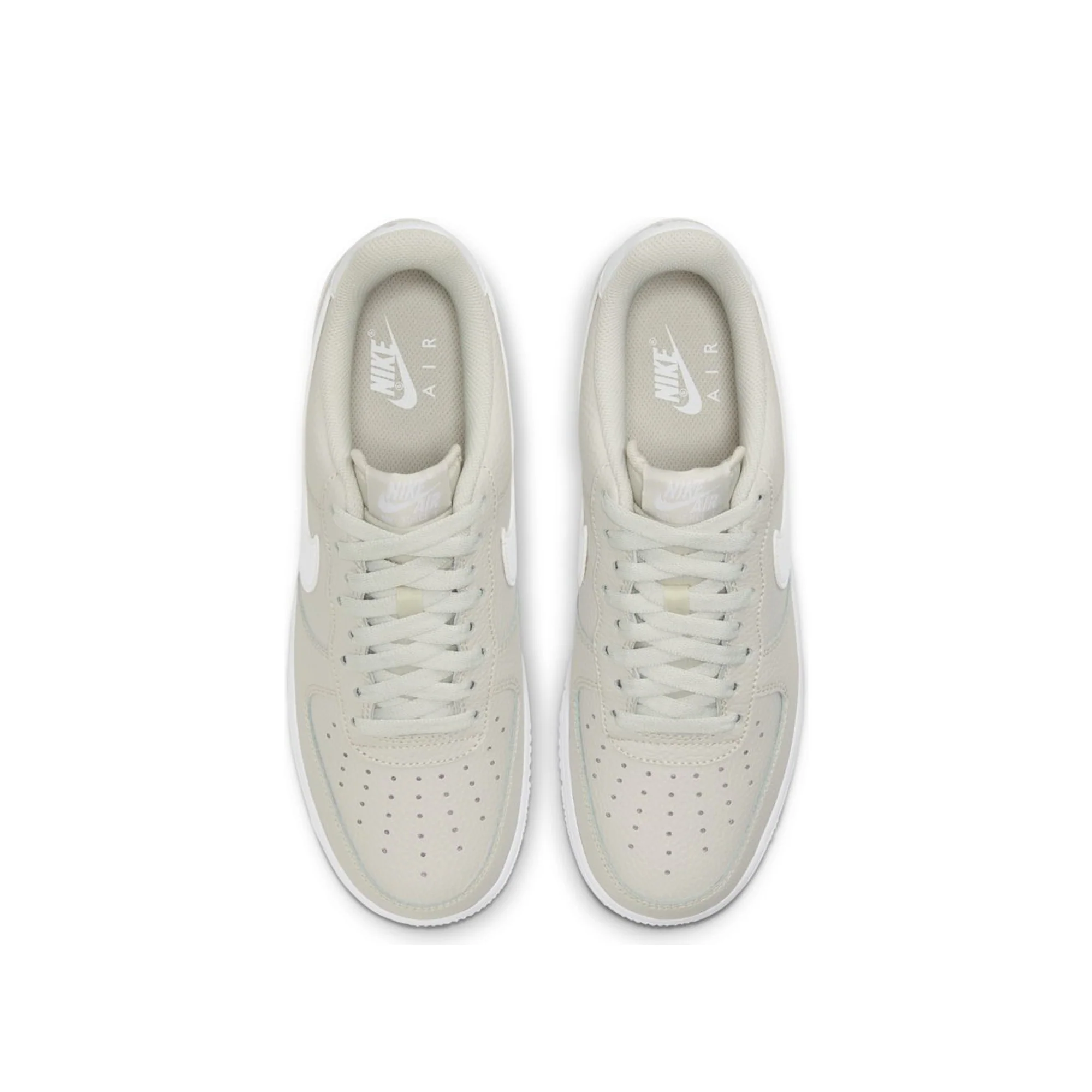 Nike Mens Air Force 1 '07 Shoes 'Light Bone' - Image 4