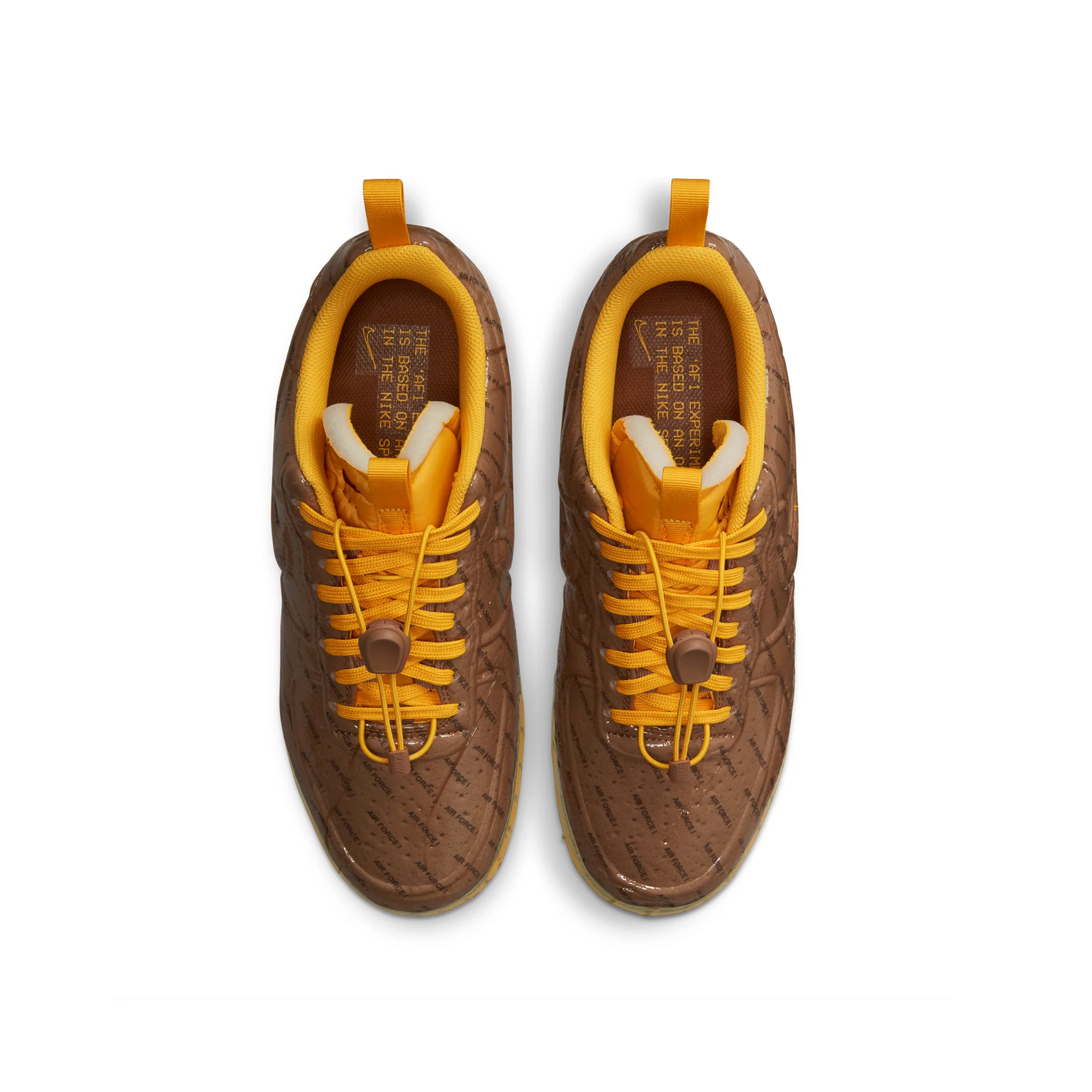 Nike Mens Air Force 1 Experimental Shoes Archaeo Brown - Image 4