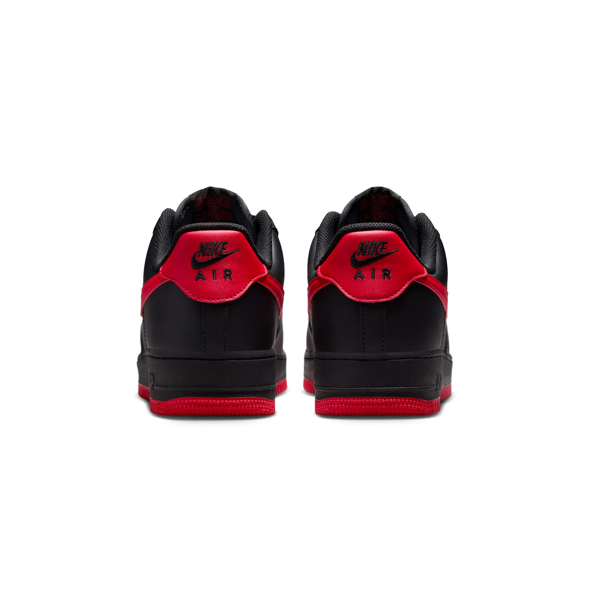 Nike Mens Air Force 1 Low "Bred" Shoes - Image 3