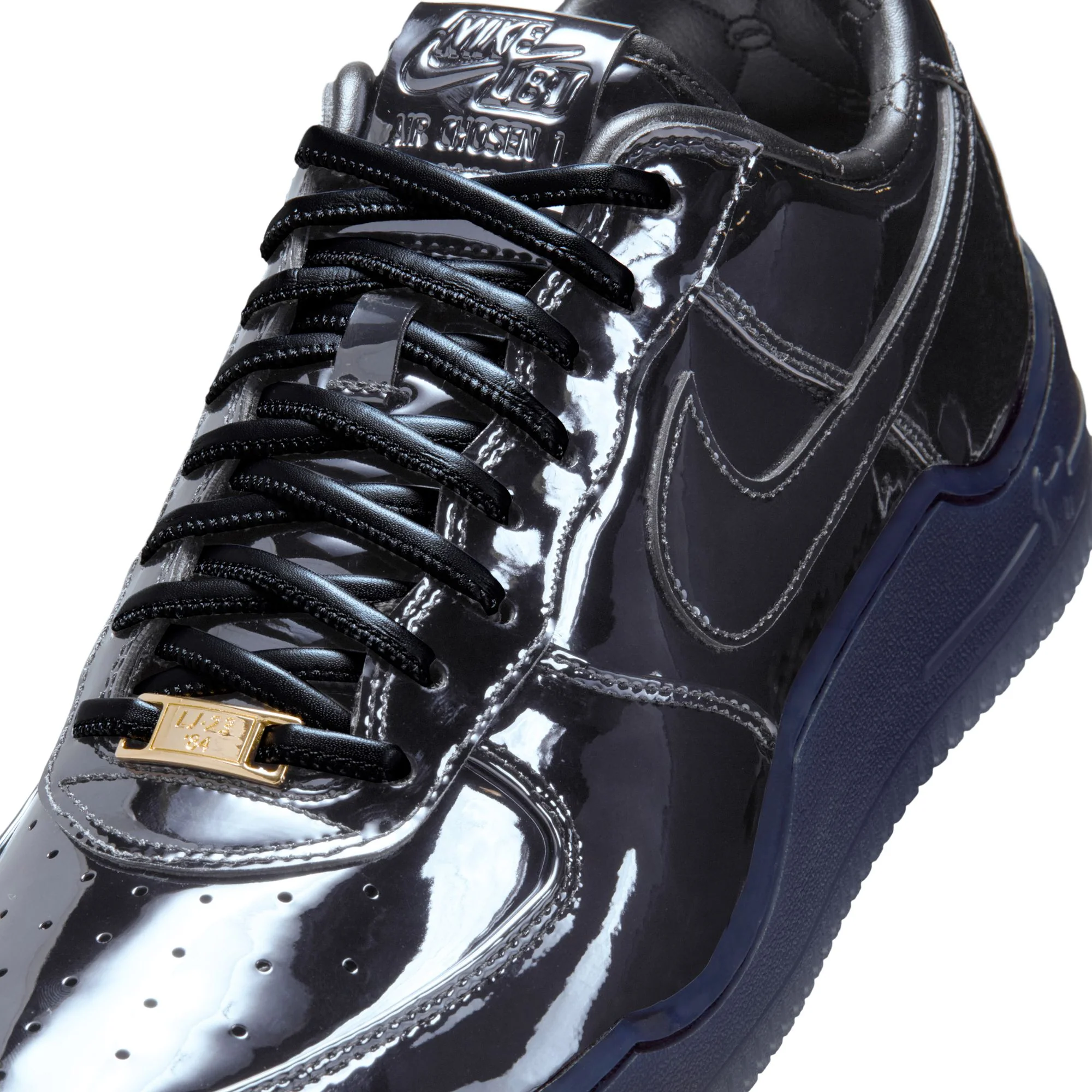Nike Mens Air Force 1 Low "LeBron James NYC" Shoes - Image 4