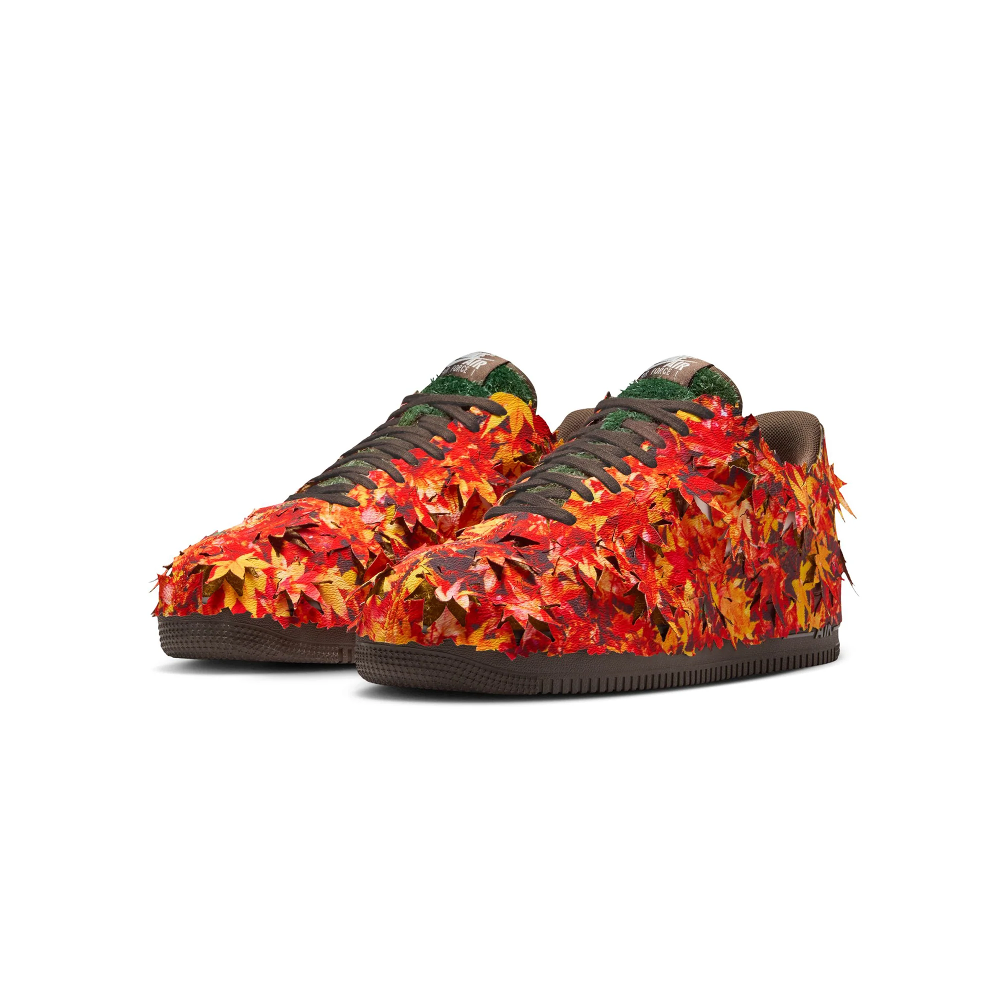 Nike Mens Air Force 1 Low LX "Leaf Camo" Shoes - Image 3