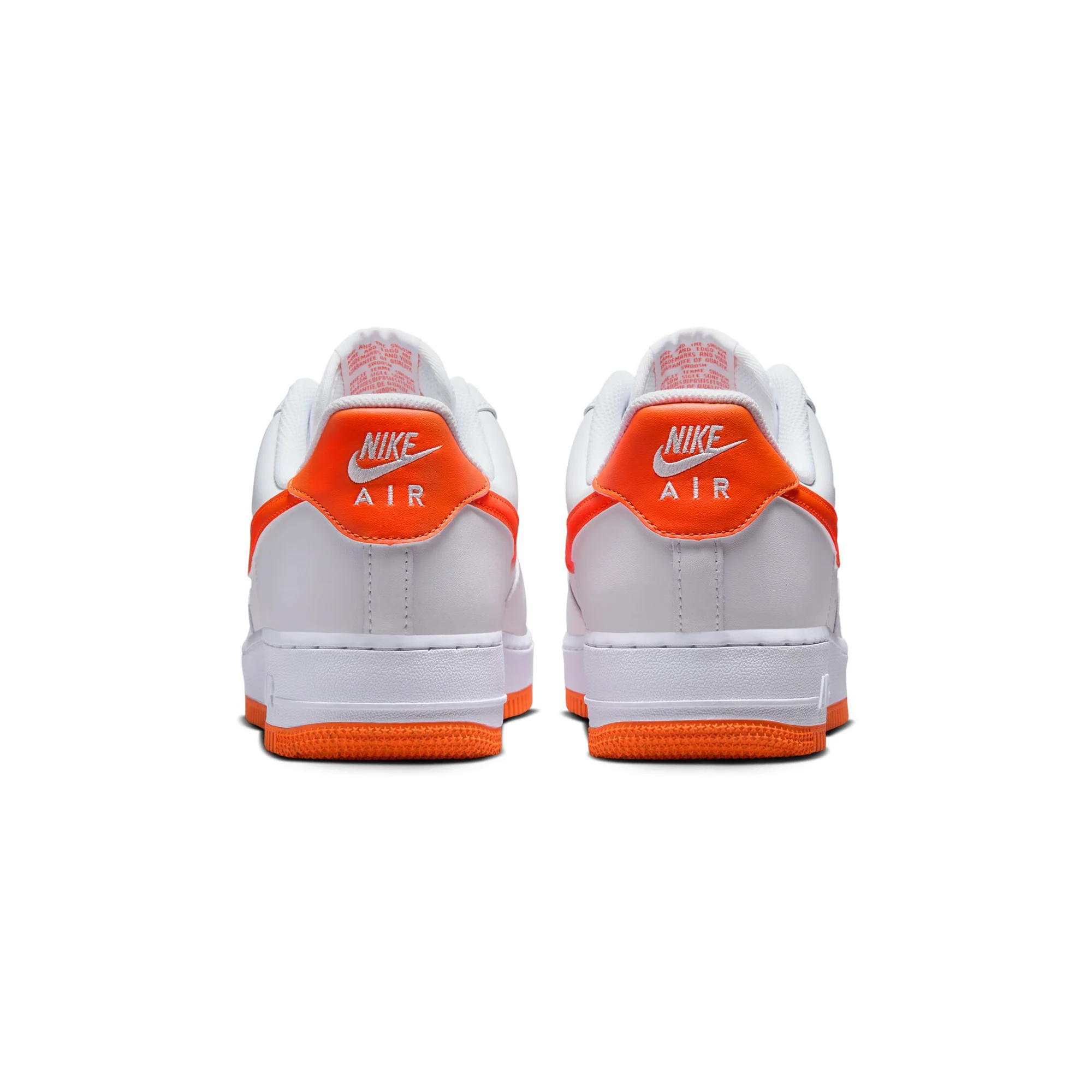 Nike Mens Air Force 1 Low "Safety Orange" Shoes - Image 3
