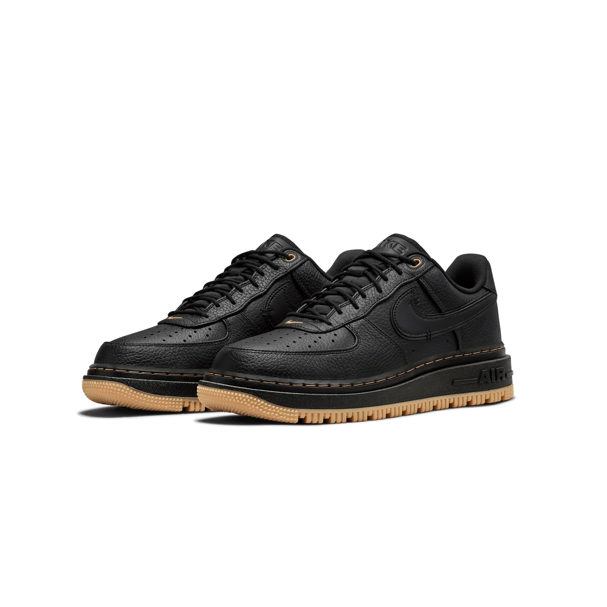 Nike Mens Air Force 1 Luxe Shoes 'Black' - Image 2