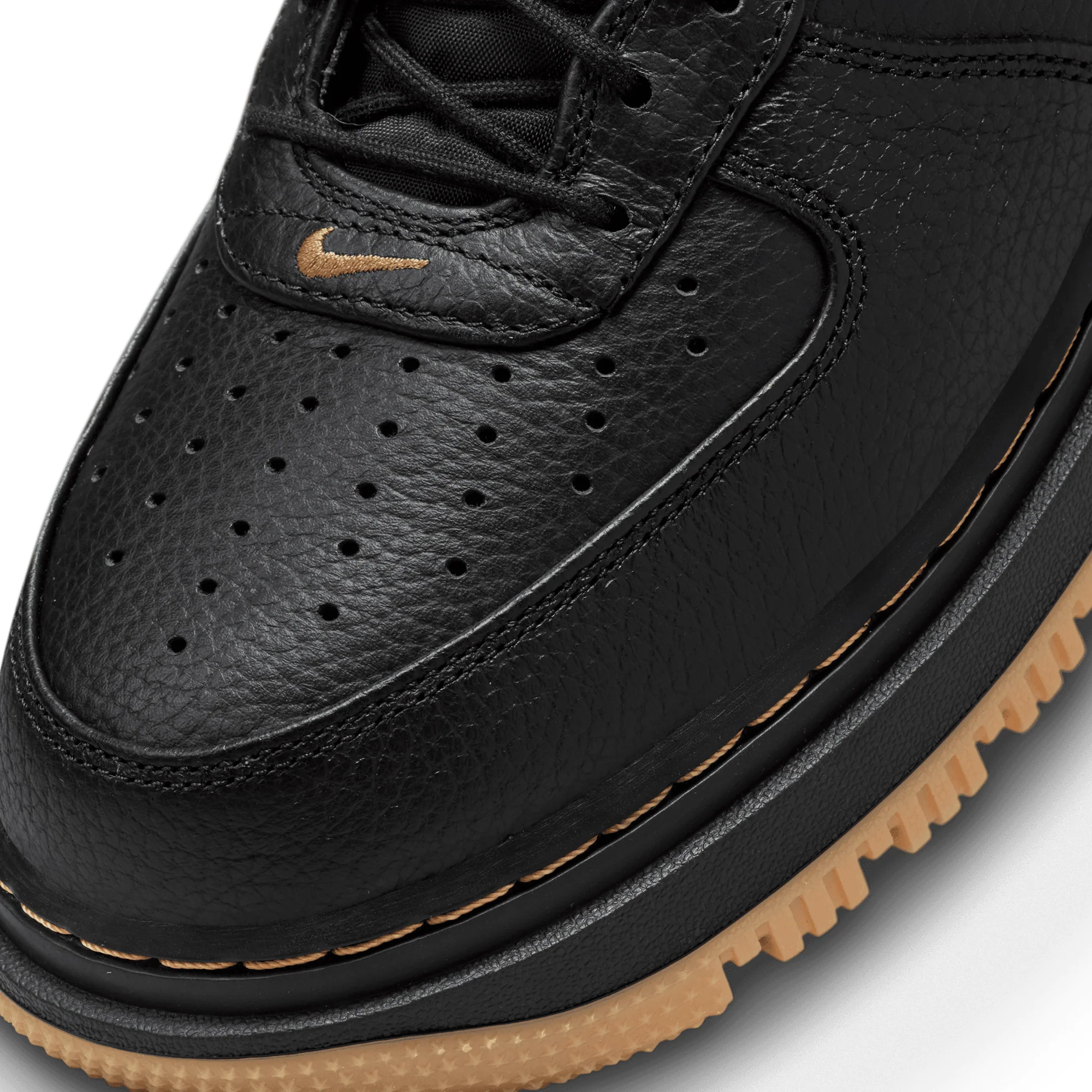 Nike Mens Air Force 1 Luxe Shoes 'Black' - Image 4