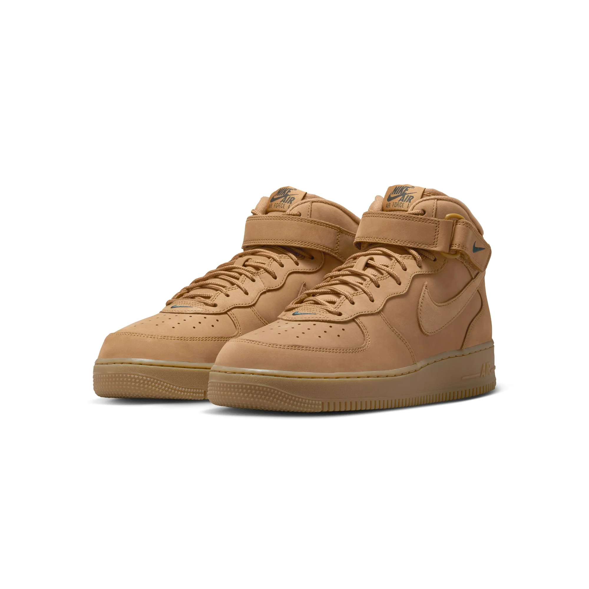 Nike Mens Air Force 1 Mid "Flax" Shoes - Image 2