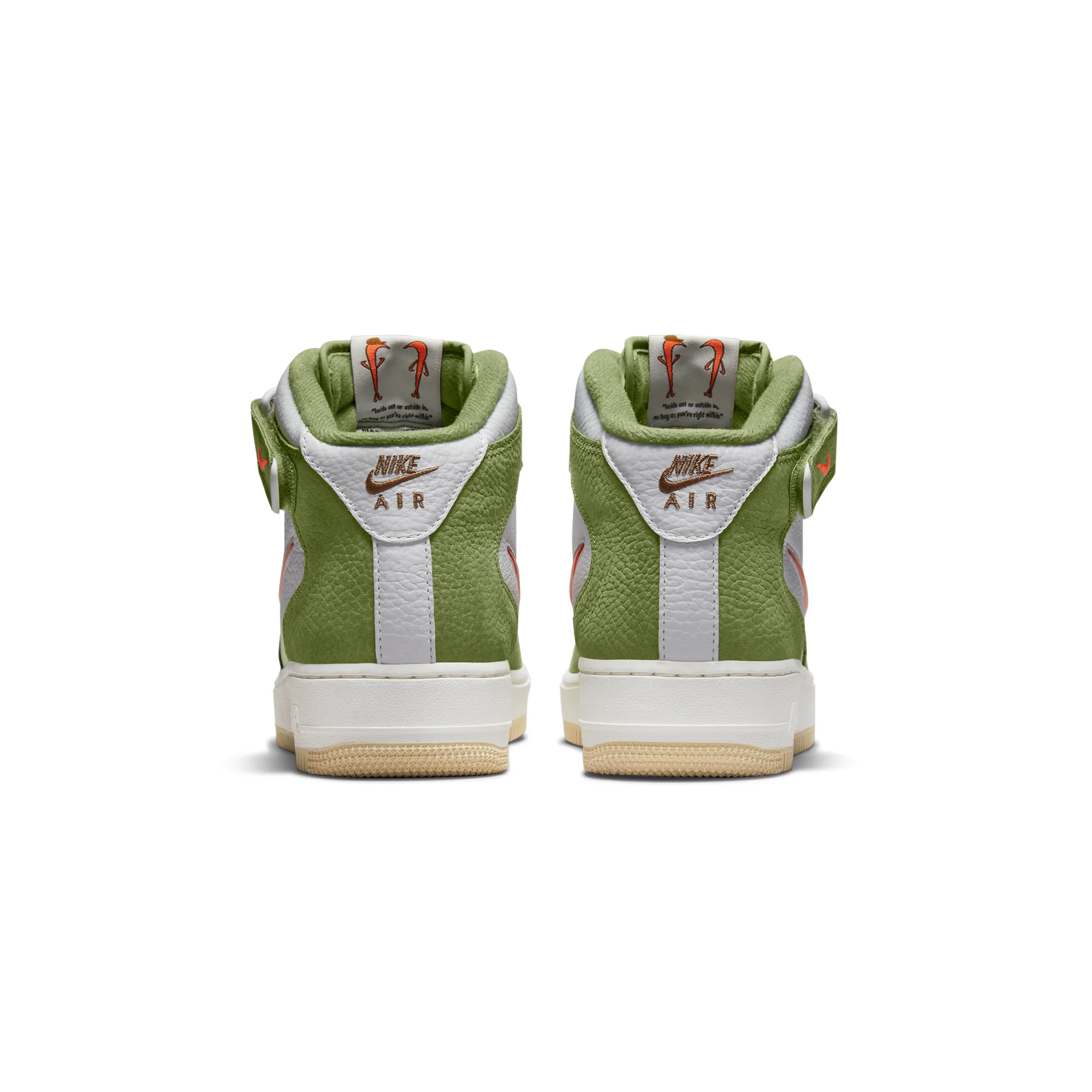 Nike Mens Air Force 1 Mid QS Shoes - Image 3