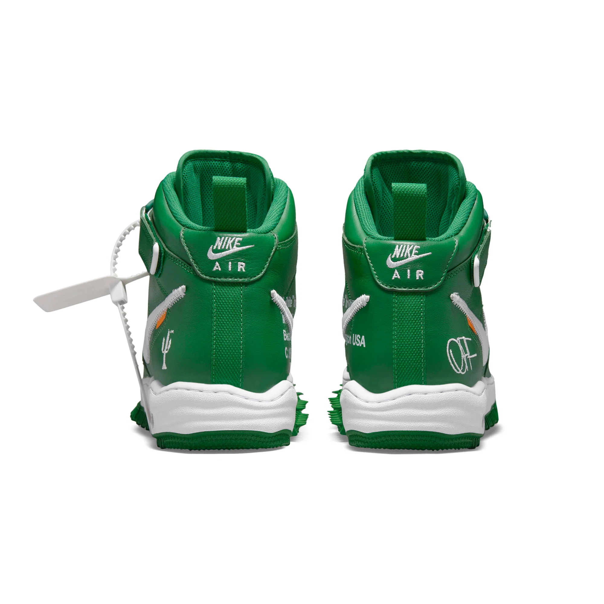 Nike Mens Air Force 1 Mid x Off White Shoes - Image 3