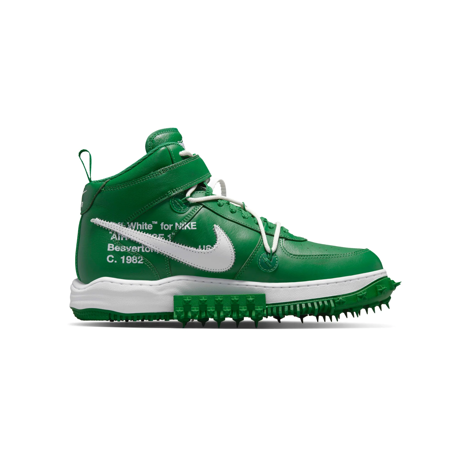 Nike Mens Air Force 1 Mid x Off White Shoes - Image 4