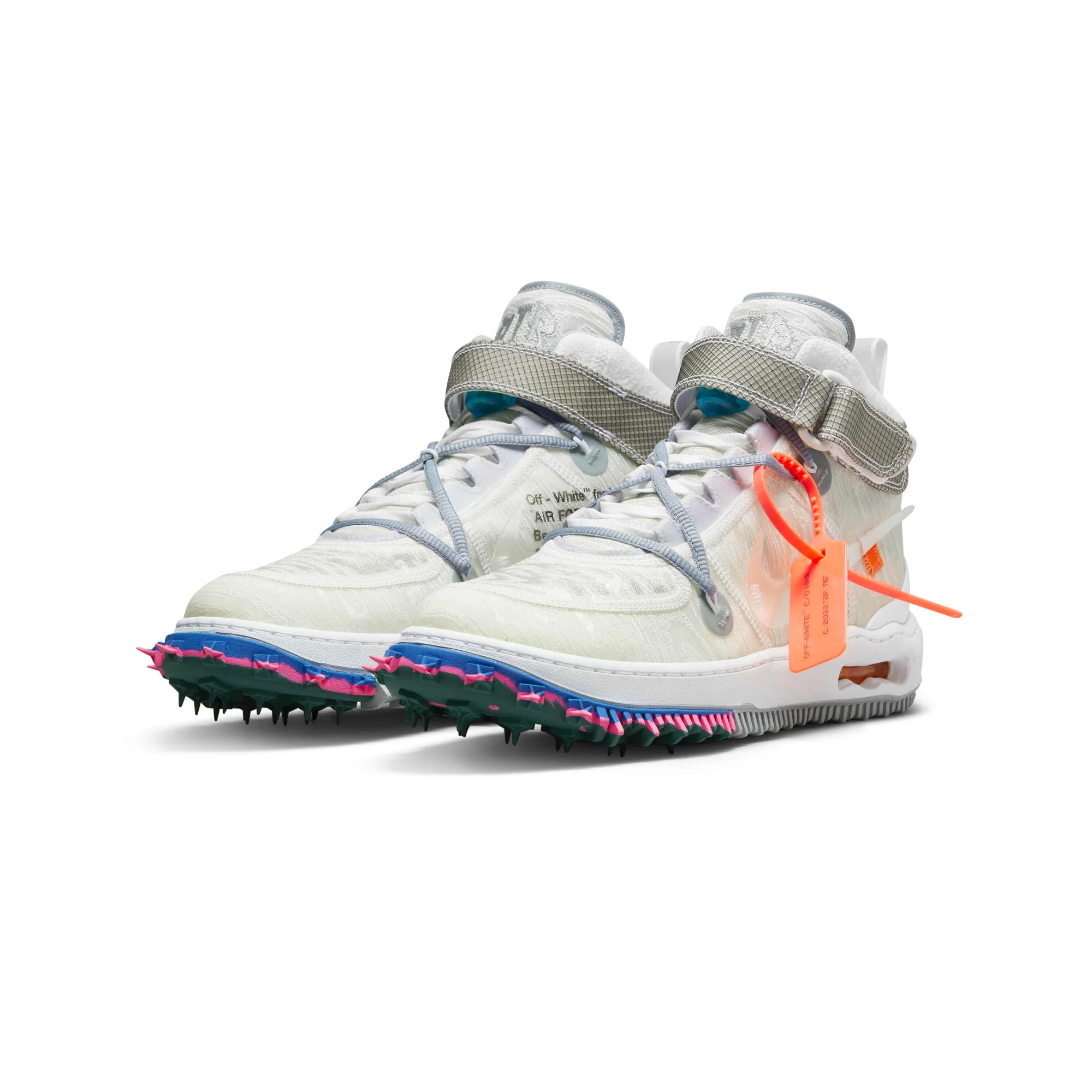 Nike Mens Air Force 1 Mid x Off-White Shoes - Image 2