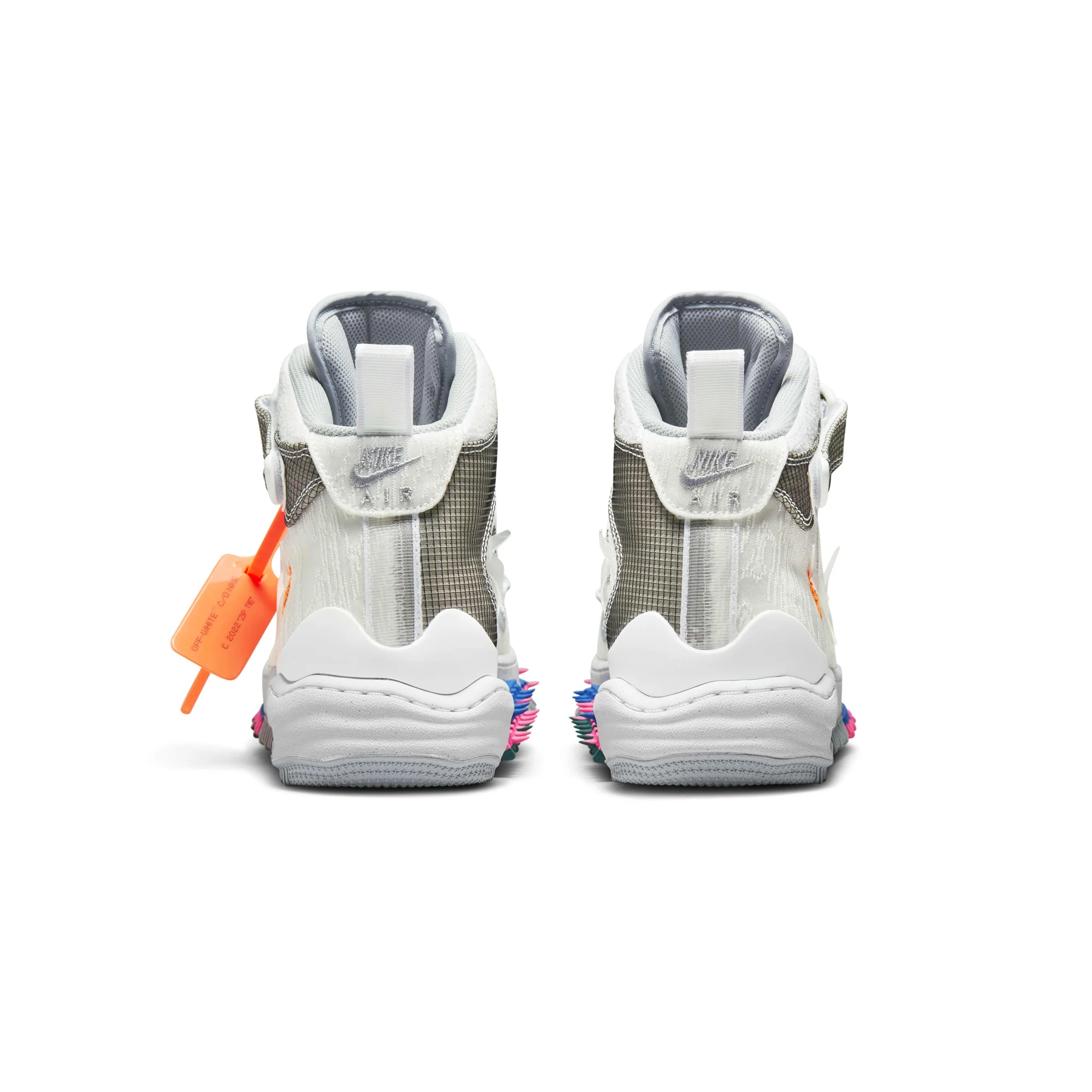 Nike Mens Air Force 1 Mid x Off-White Shoes - Image 3