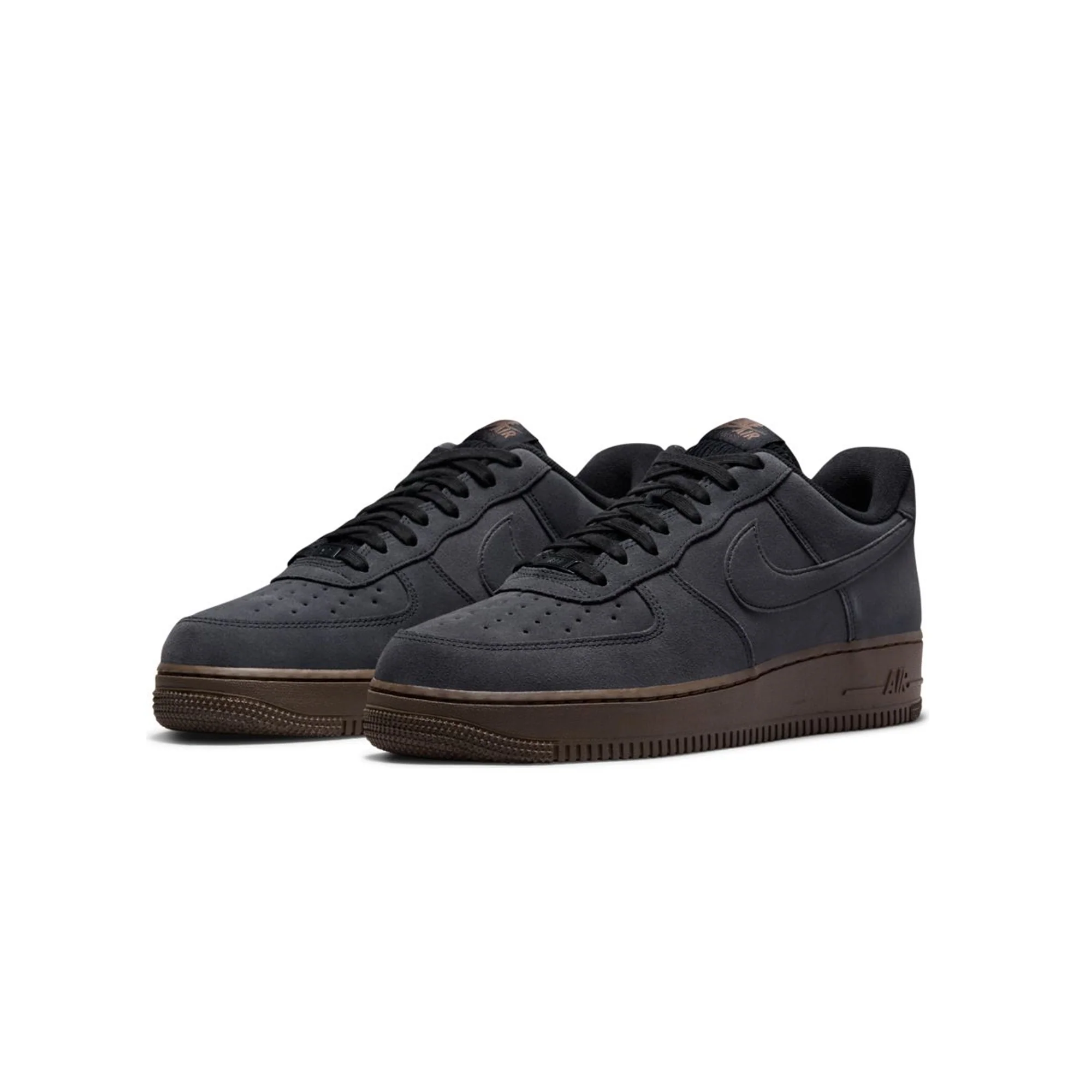Nike Mens Air Force 1 Shoes 'Off Noir/Dark Chocolate' - Image 2