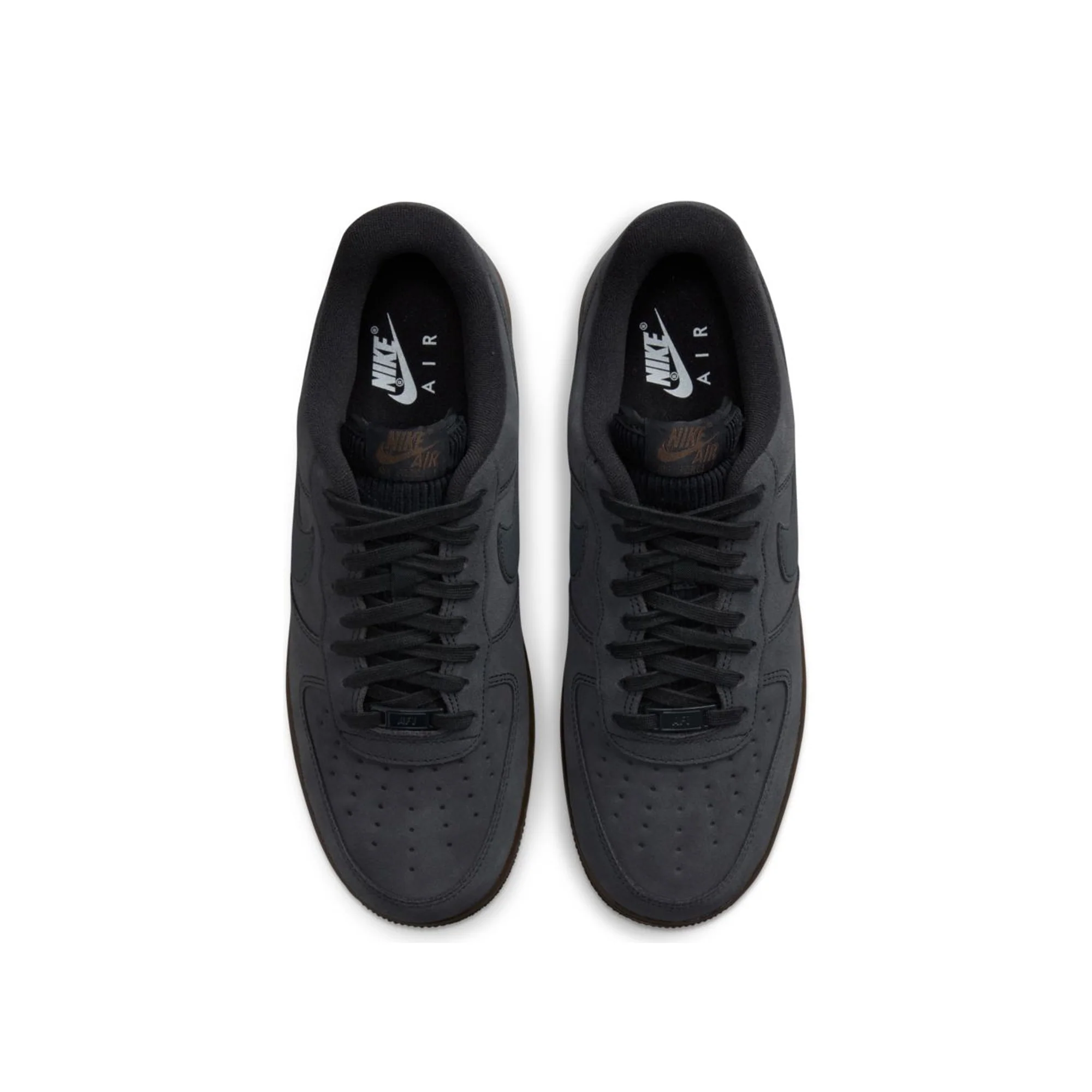 Nike Mens Air Force 1 Shoes 'Off Noir/Dark Chocolate' - Image 4