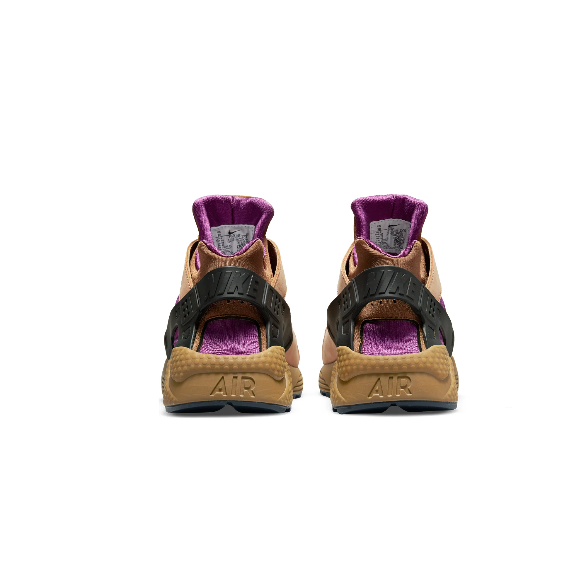 Nike Mens Air Huarache LE Shoes 'Praline/Umber-Vine-Black' - Image 3