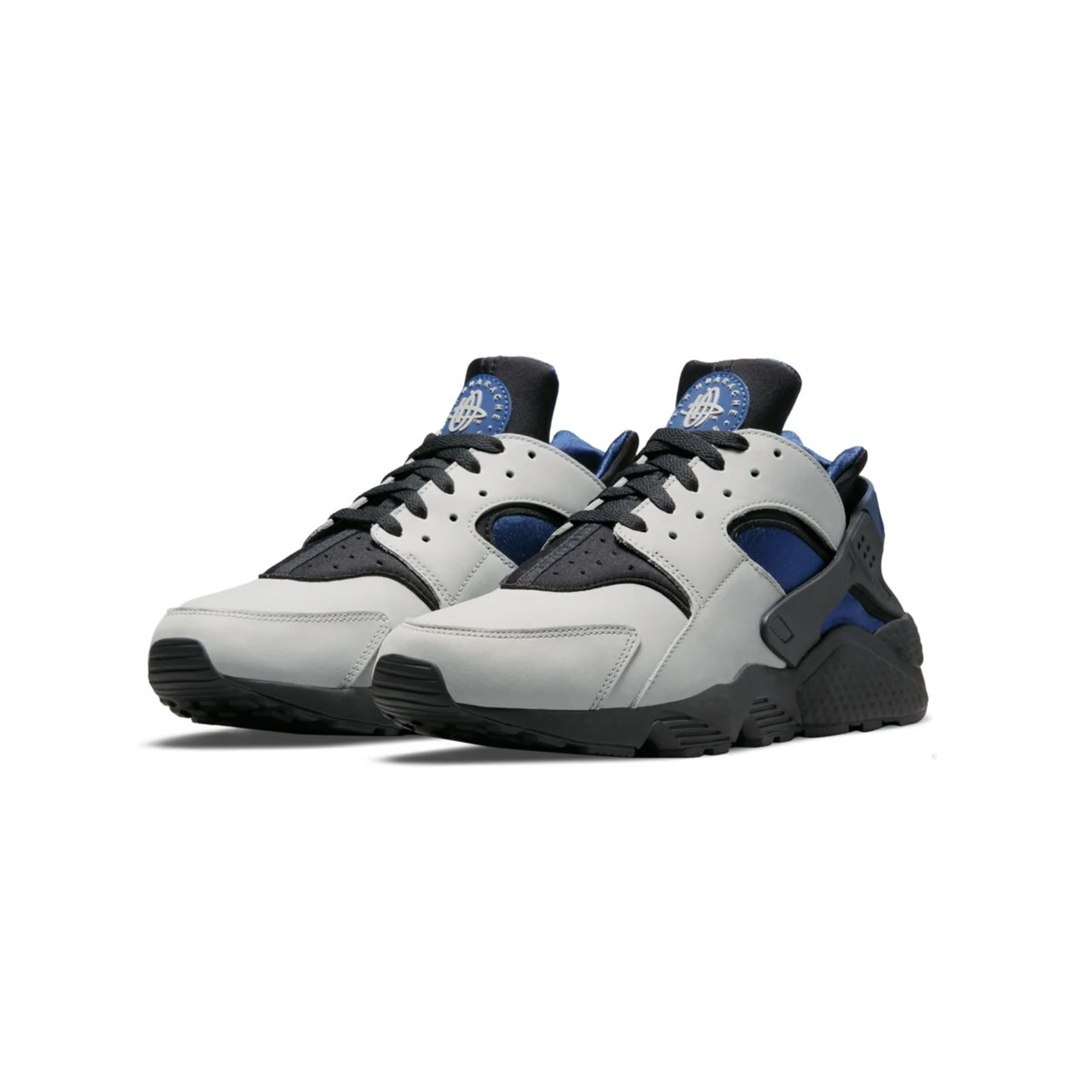 Nike Mens Air Huarache LE Shoes 'Shadow/Midnight Navy-Black' - Image 2