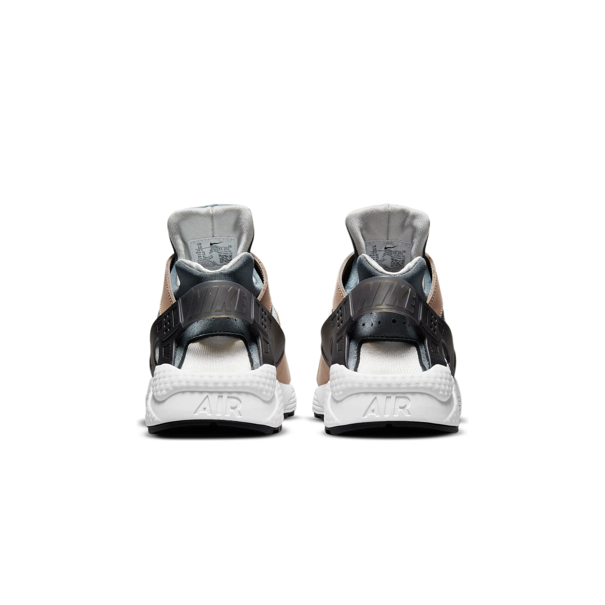 Nike Mens Air Huarache Shoes 'Bisque/Storm Grey' - Image 3