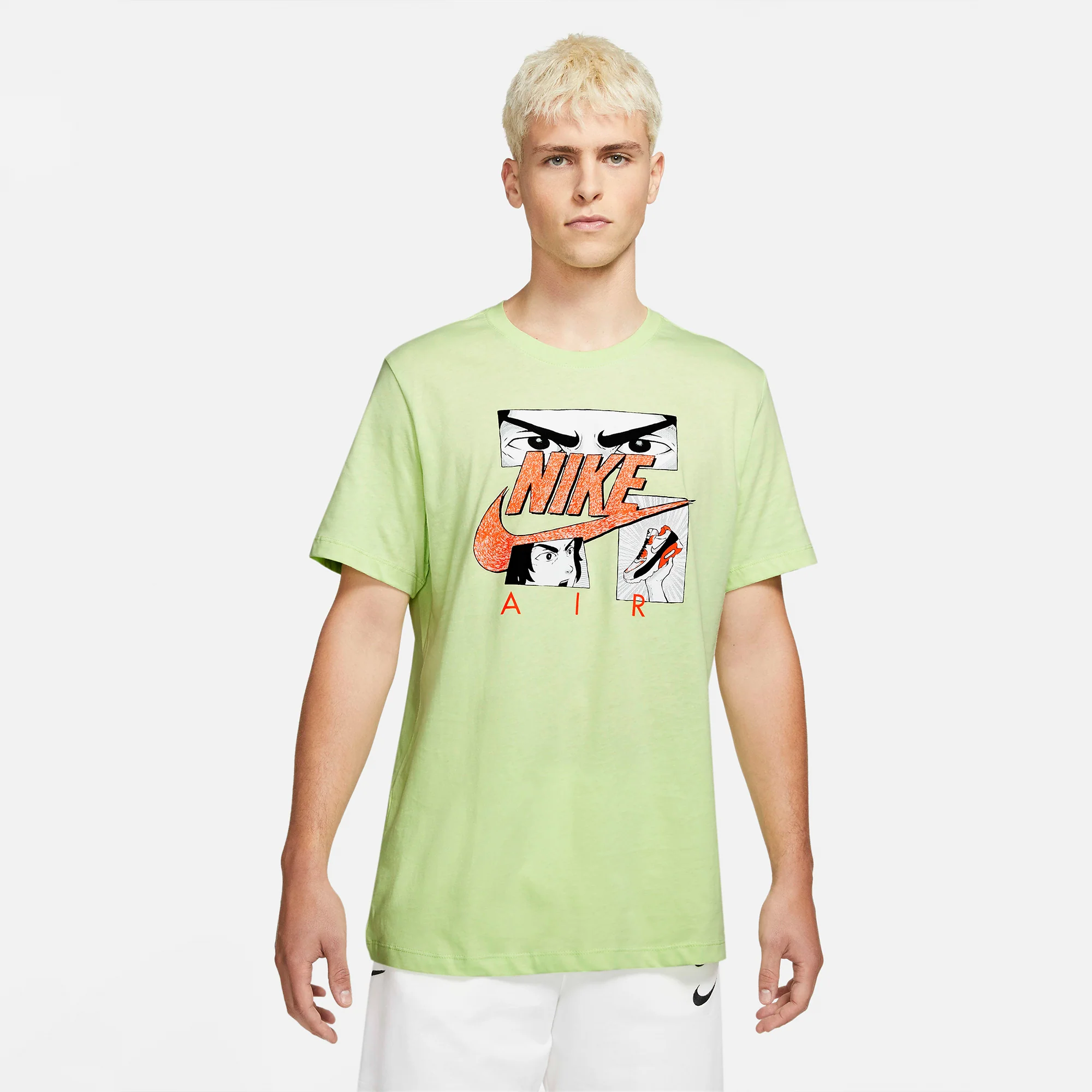 Nike Mens Sportswear 'Liquid Lime' T-Shirt - Image 2
