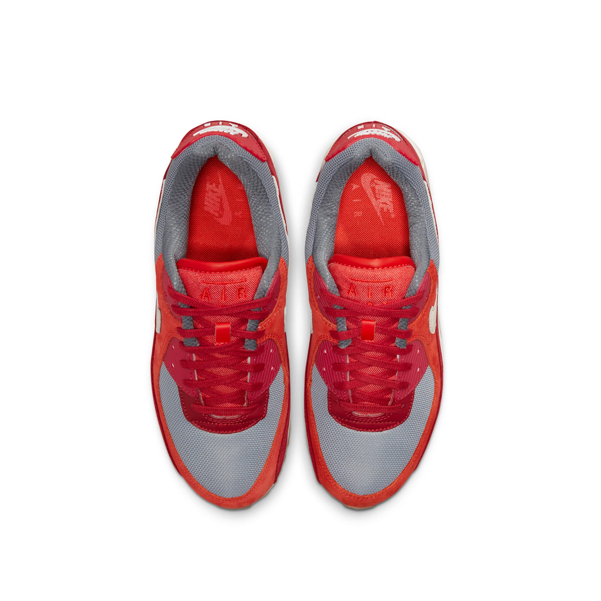 Nike Mens Air Max 90 Premium Shoes Gym Red - Image 4