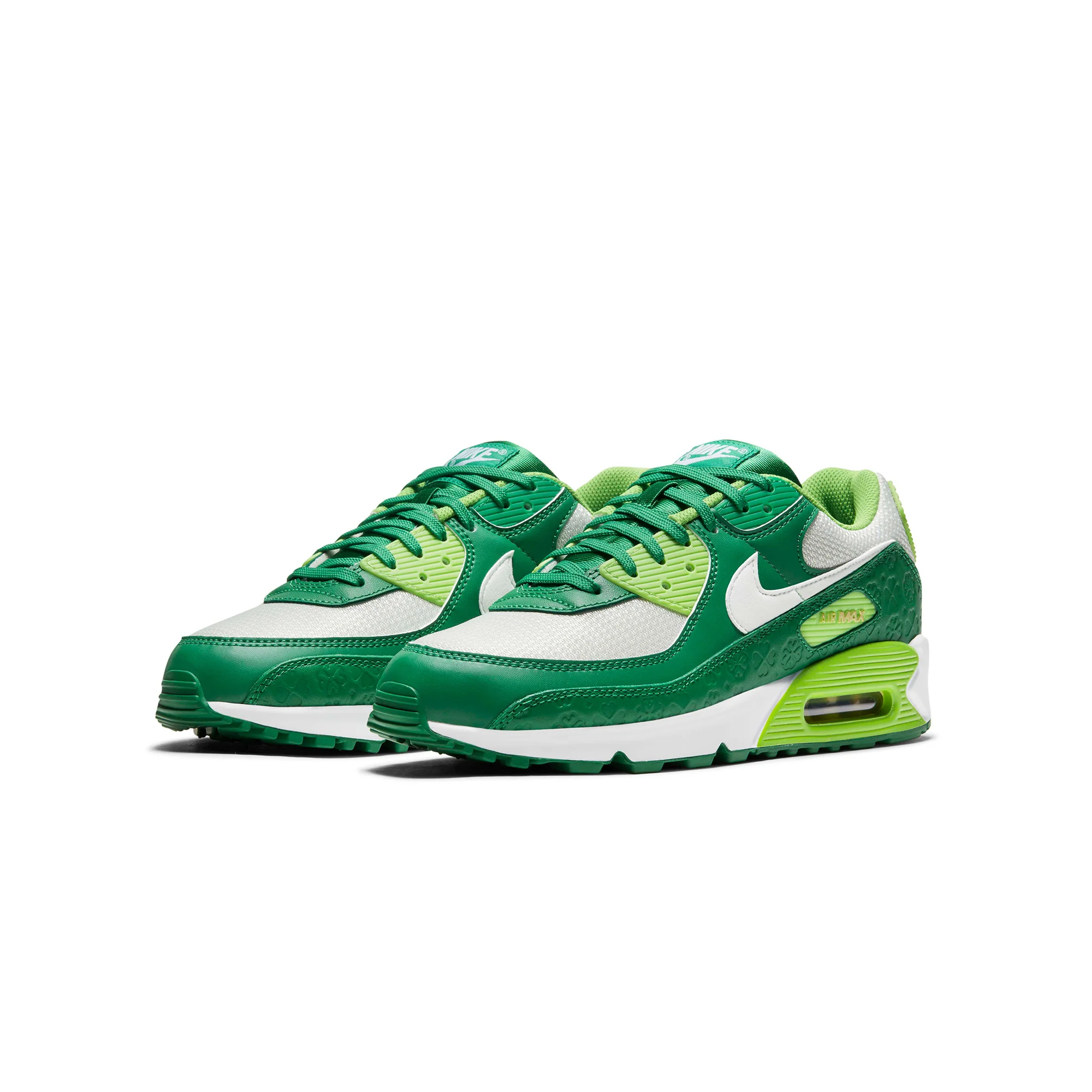 Nike Mens Air Max 90 'St. Patrick's Day' Shoes - Image 2