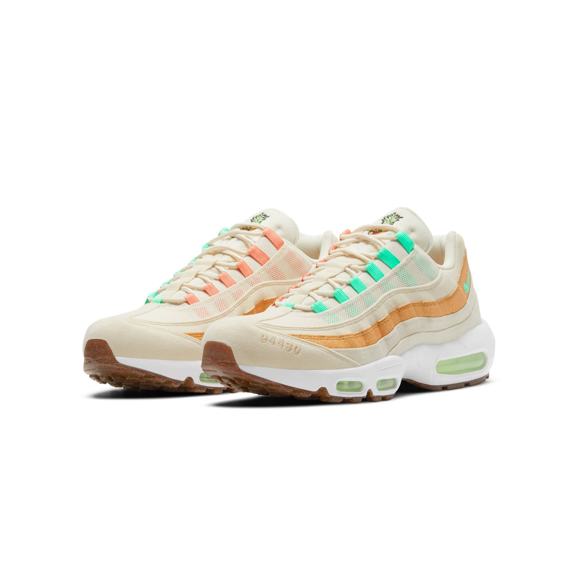 Nike Mens Air Max 95 NRG 'Coconut Milk/Green Glow' - Image 2