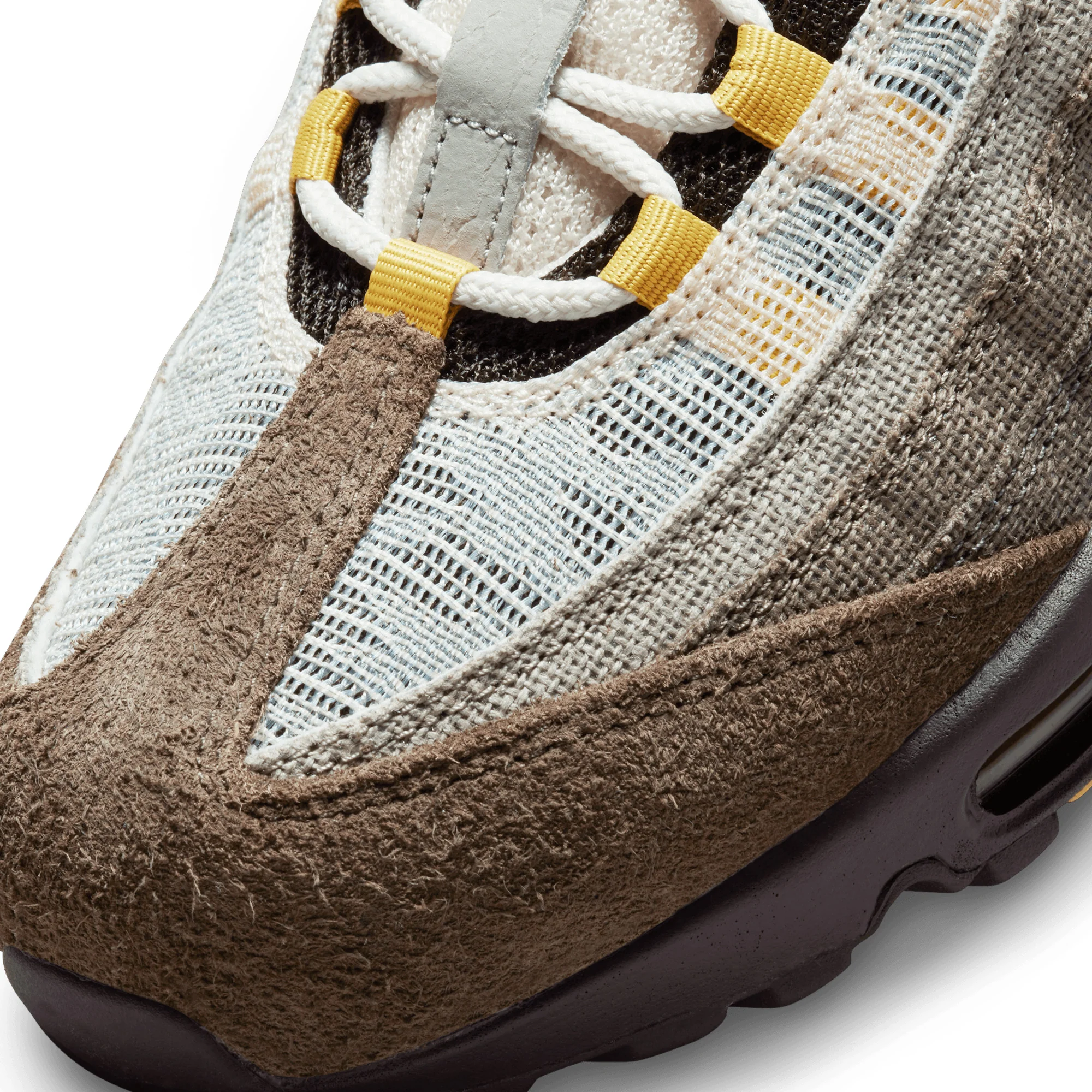 Nike Mens Air Max 95 Shoes 'Ironstone/Celery' - Image 4