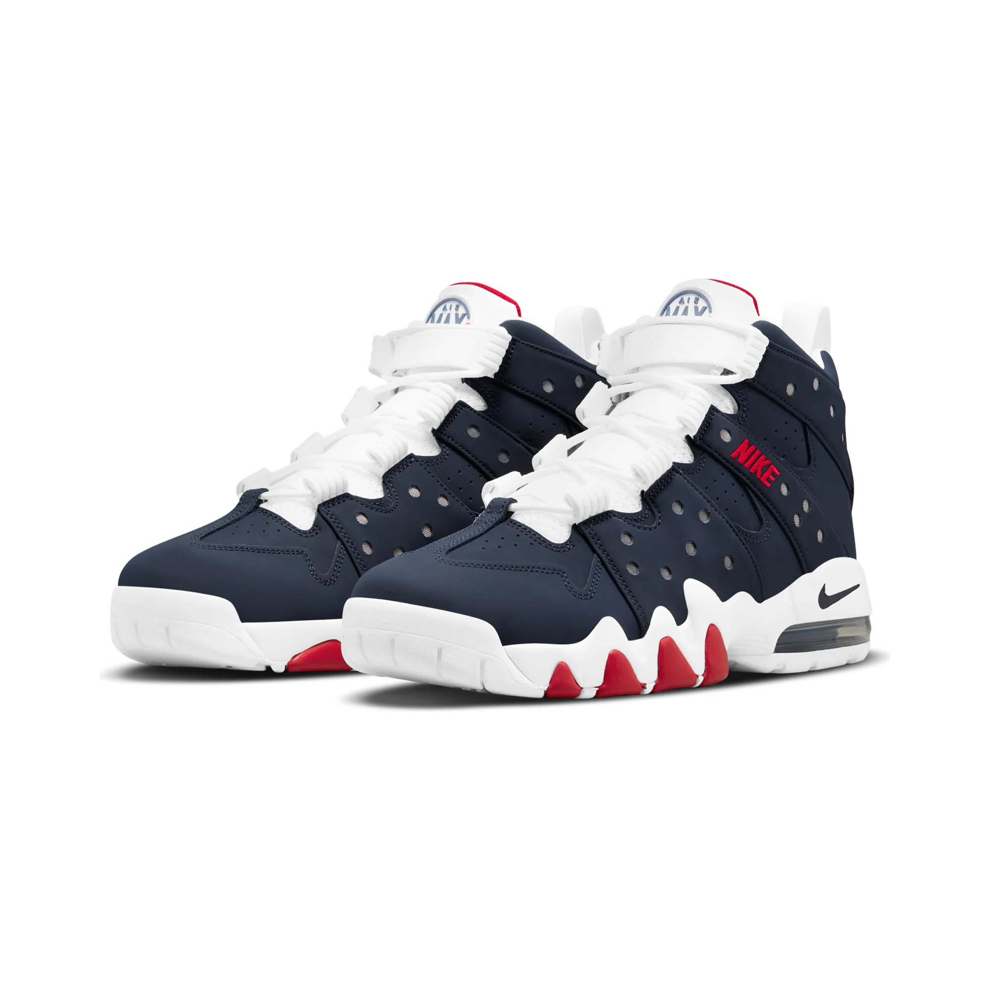 Nike Mens Air Max2 CB '94 Shoes 'Obsidian/Red-White' - Image 2