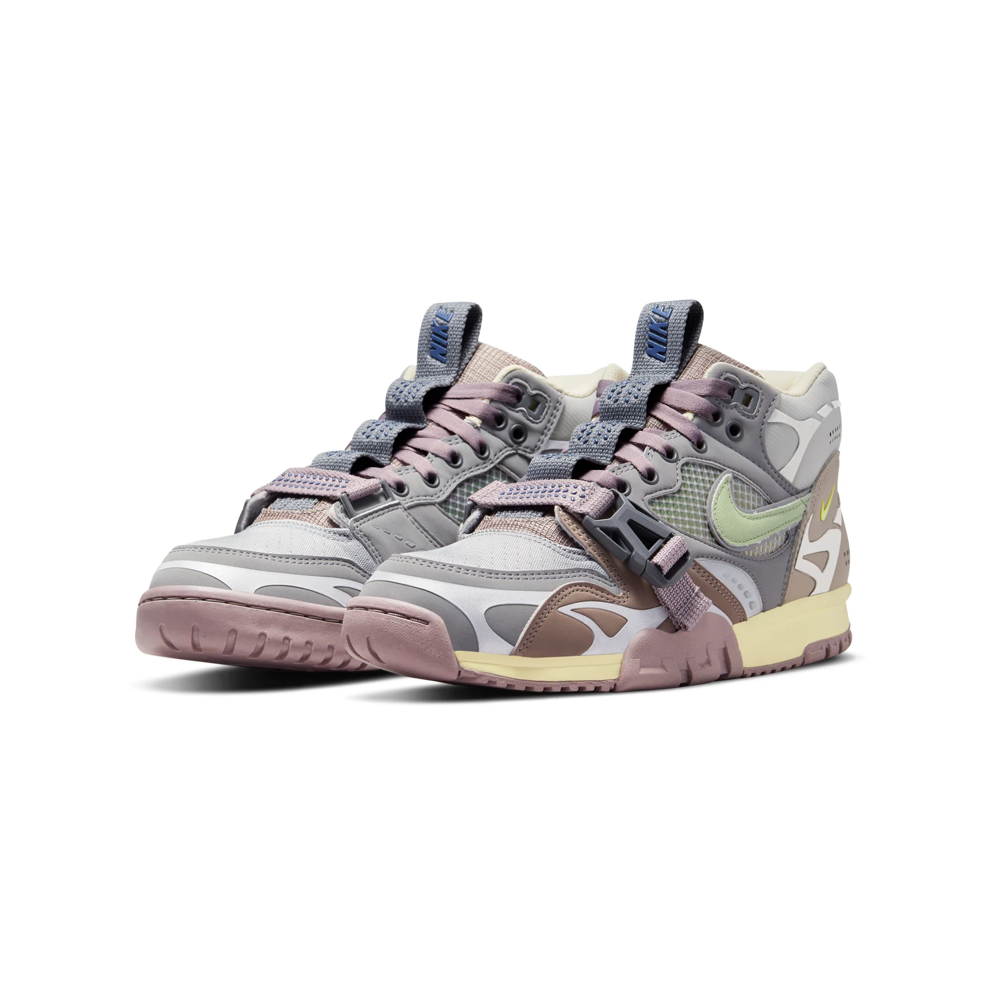 Nike Mens Air Trainer 1 SP Shoes Lt Smoke Grey - Image 2