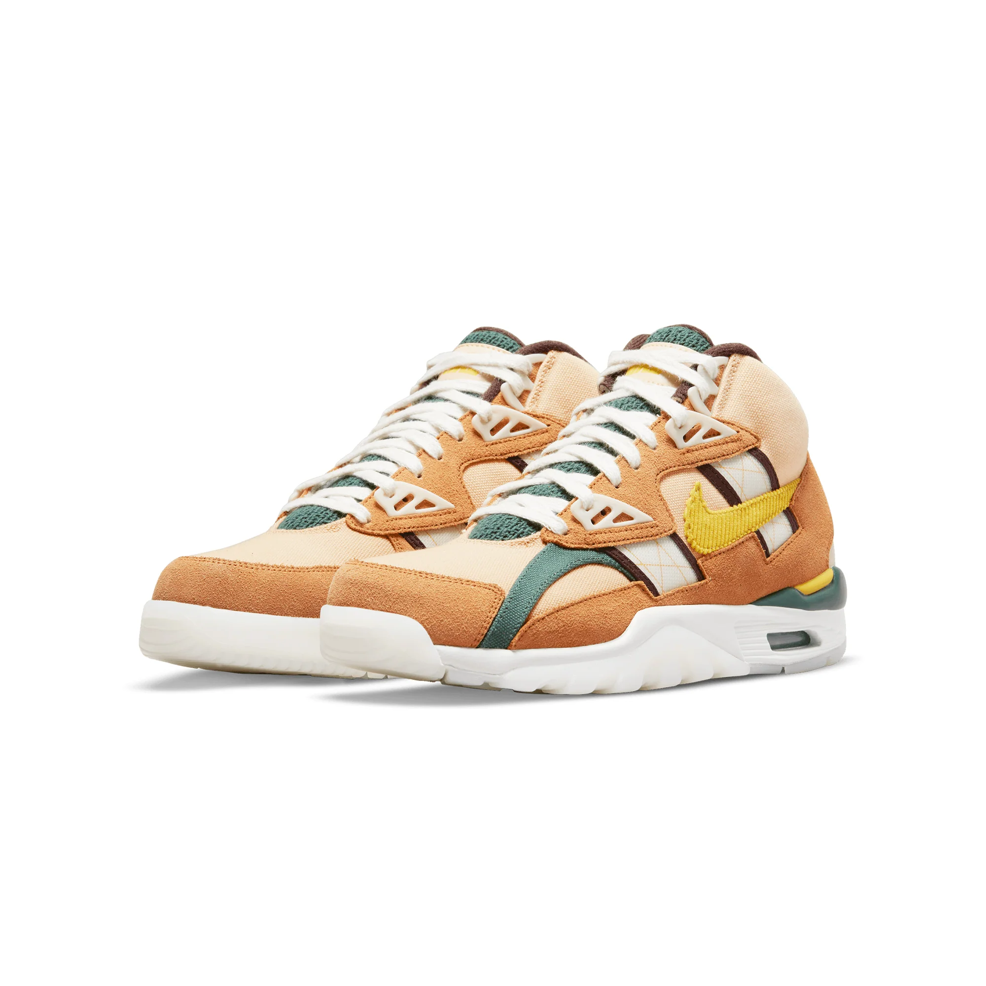 Nike Mens Air Trainer SC High Shoes 'Canvas/Pollen' - Image 2