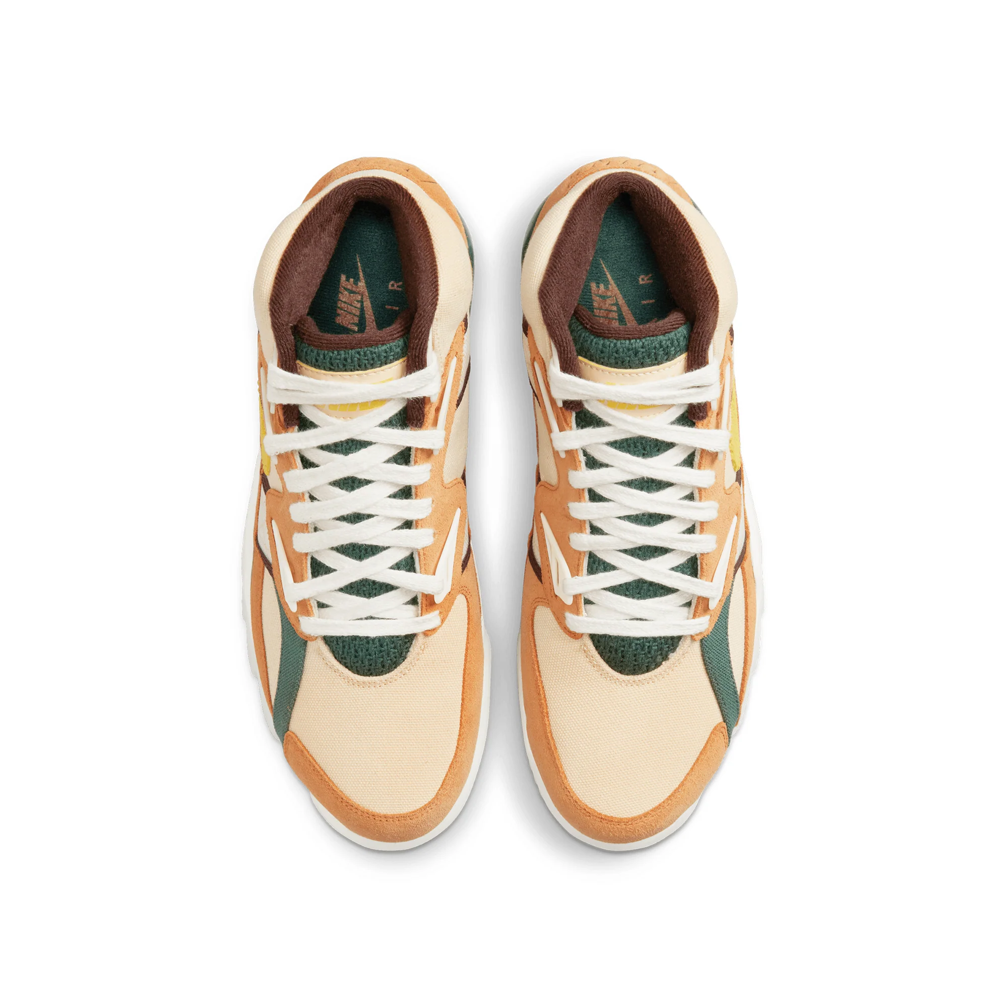 Nike Mens Air Trainer SC High Shoes 'Canvas/Pollen' - Image 4