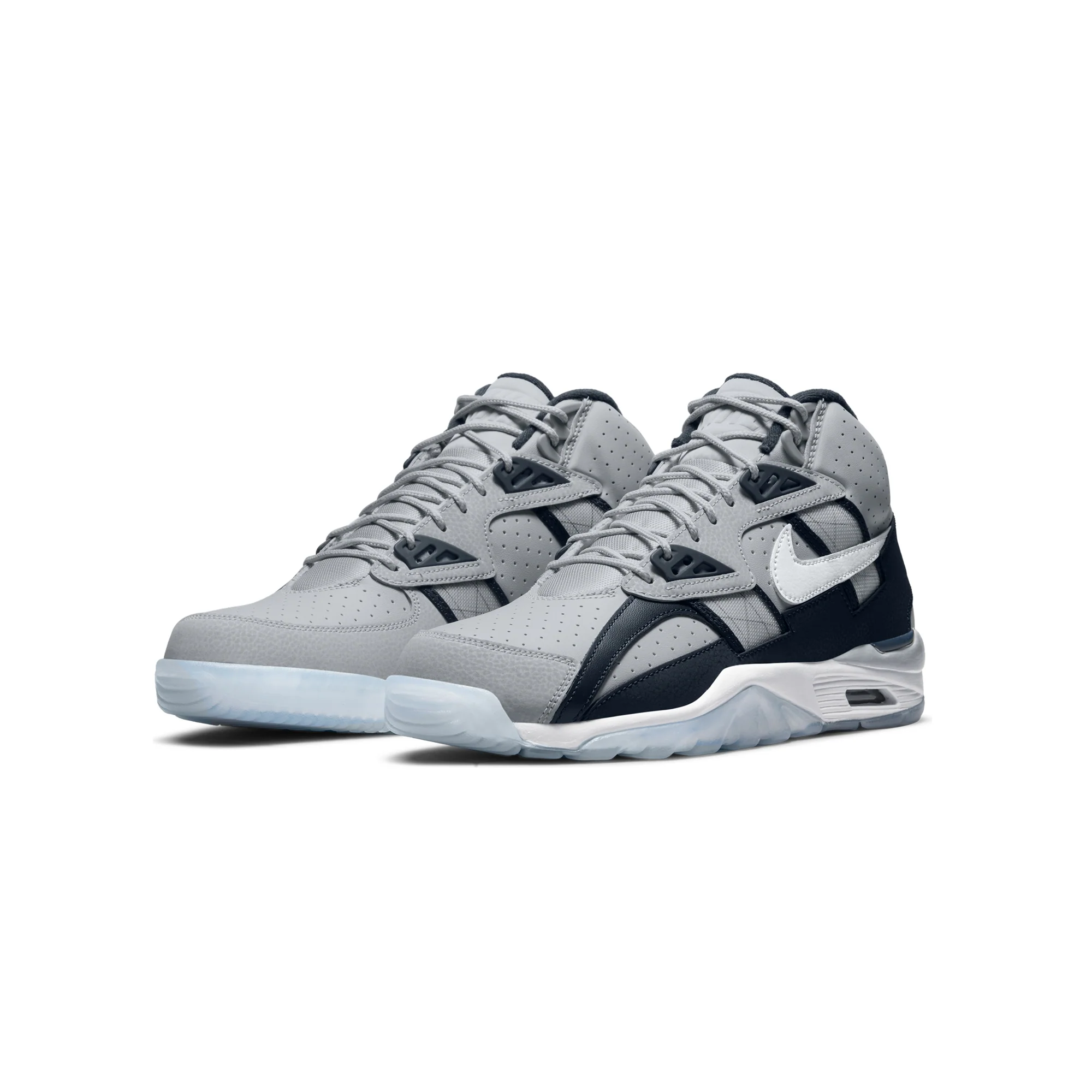 Nike Mens Air Trainer SC High Shoes 'Wolf Grey' - Image 2