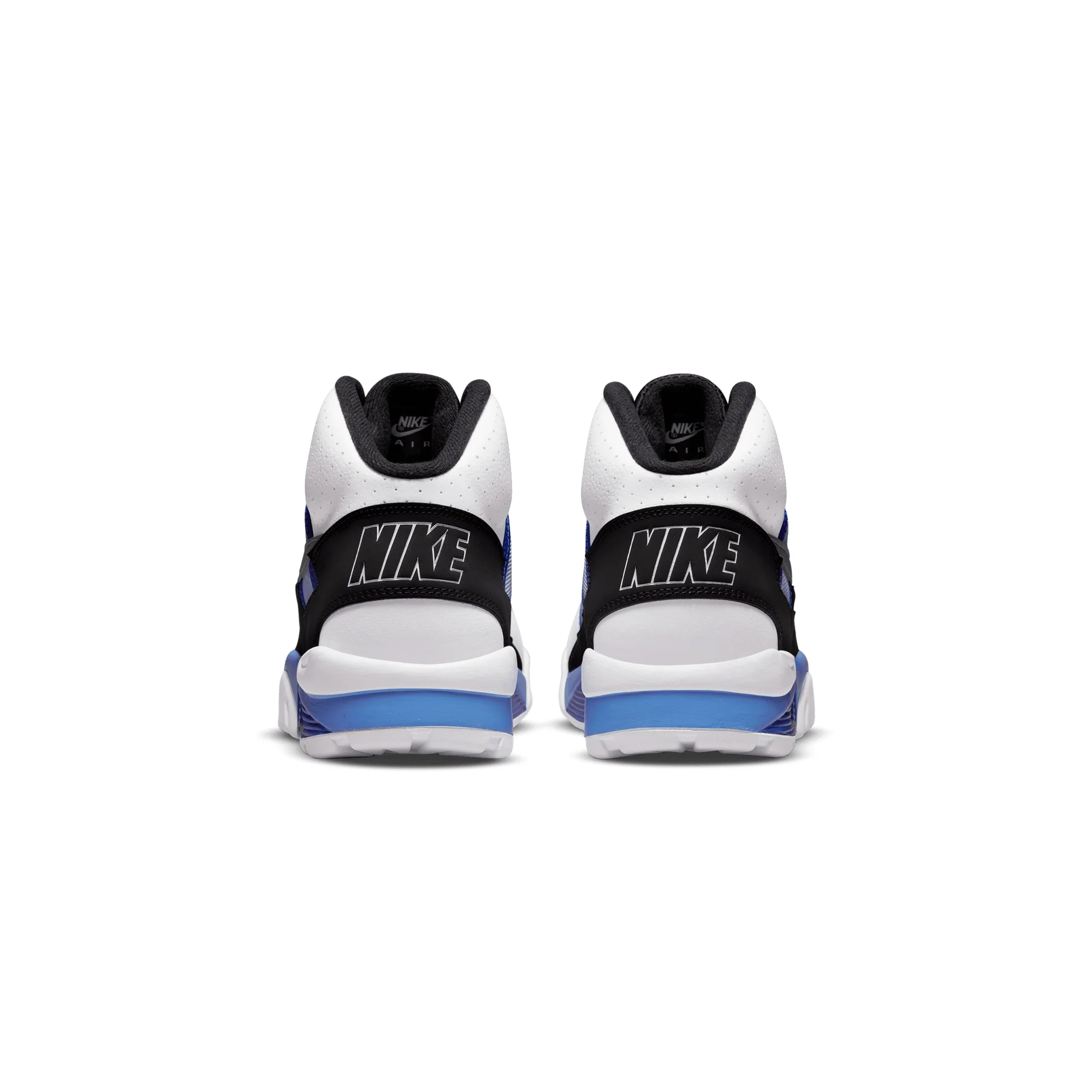 Nike Mens Air Trainer SC High Shoes White/Metallic Silver - Image 3